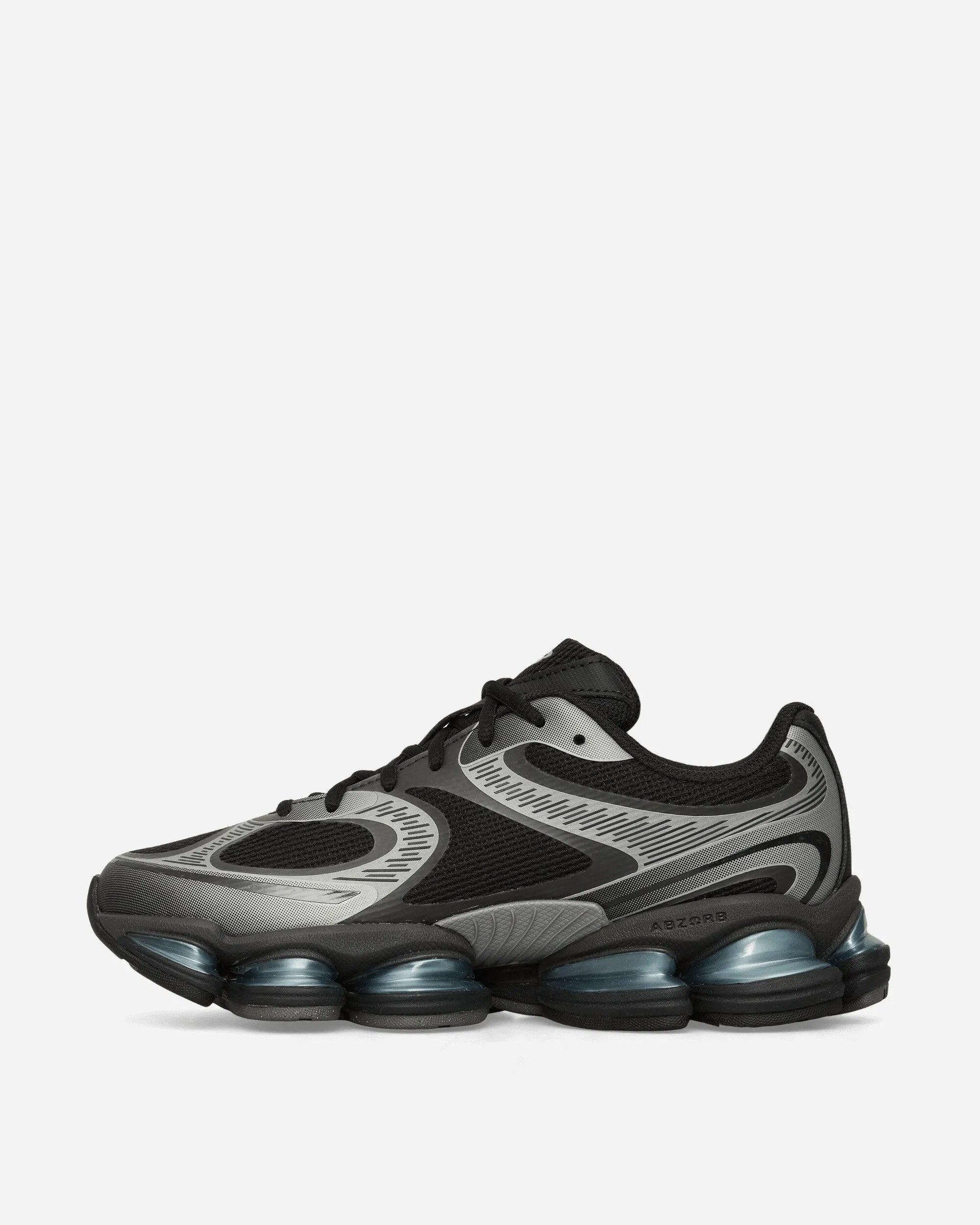 Pet Jog Flexible Grip ABZORB 2000 Sneakers Black / Dark Silver Metallic / Light Chrome Blue