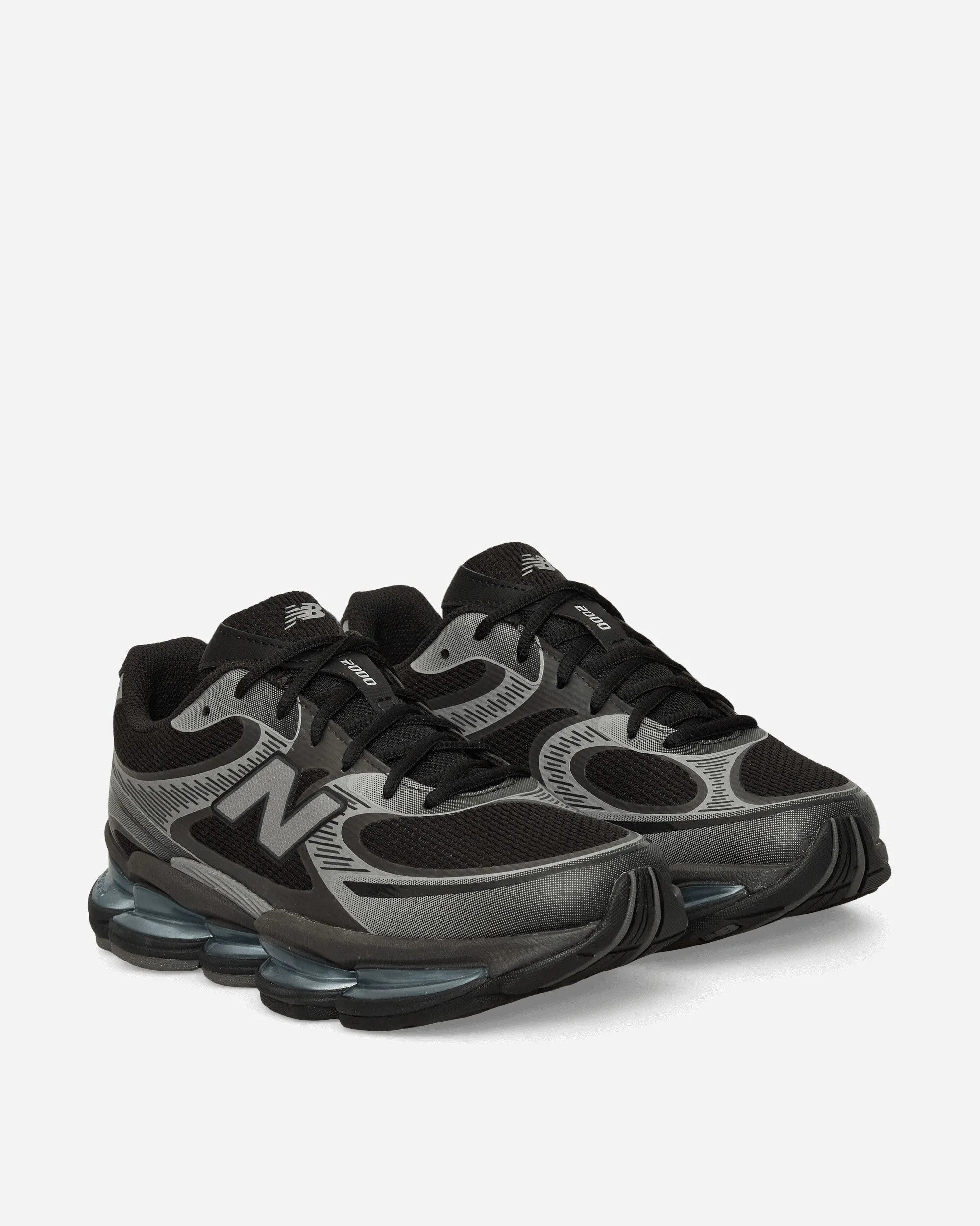 ABZORB 2000 Sneakers Black / Dark Silver Metallic / Light Chrome Blue Neat Look