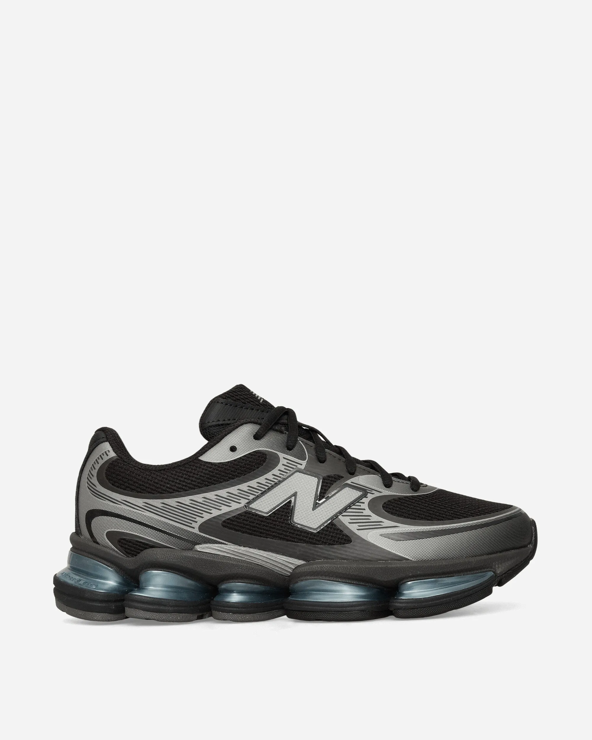 ABZORB 2000 Sneakers Black / Dark Silver Metallic / Light Chrome Blue Chill Day