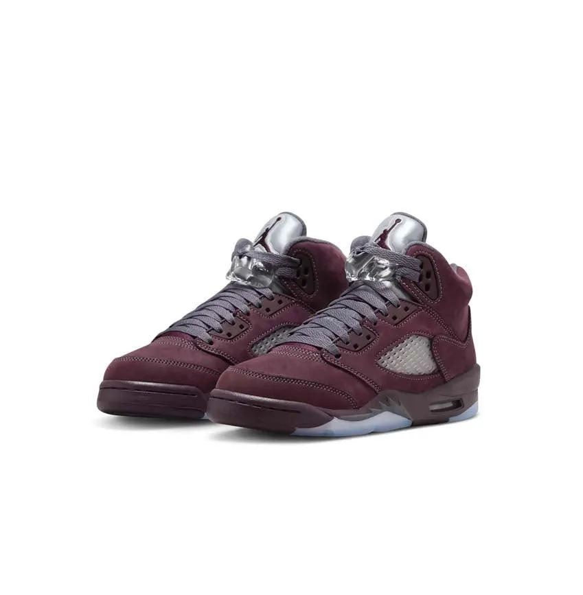 Smooth Texture Breathe Comfort Kid's Air Jordan 5 Retro SE 'Burgundy'