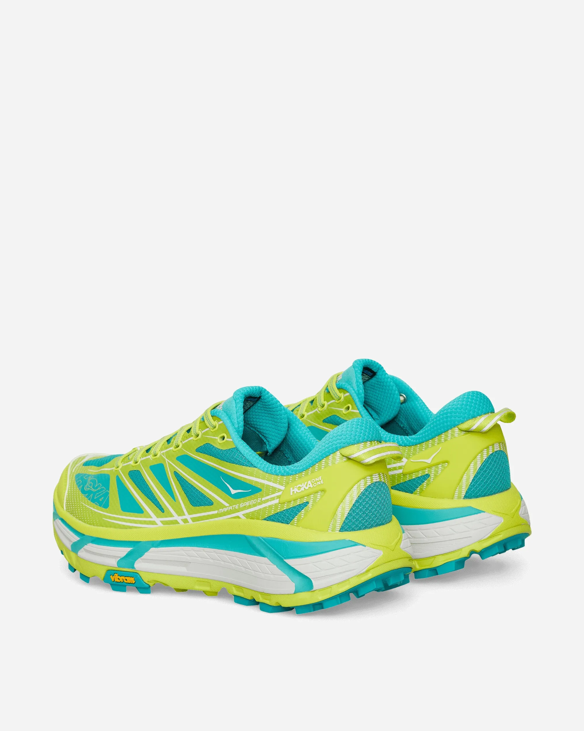 Mafate Speed 2 Sneakers Hoka Citrus / Electric Aqua Neat Lines