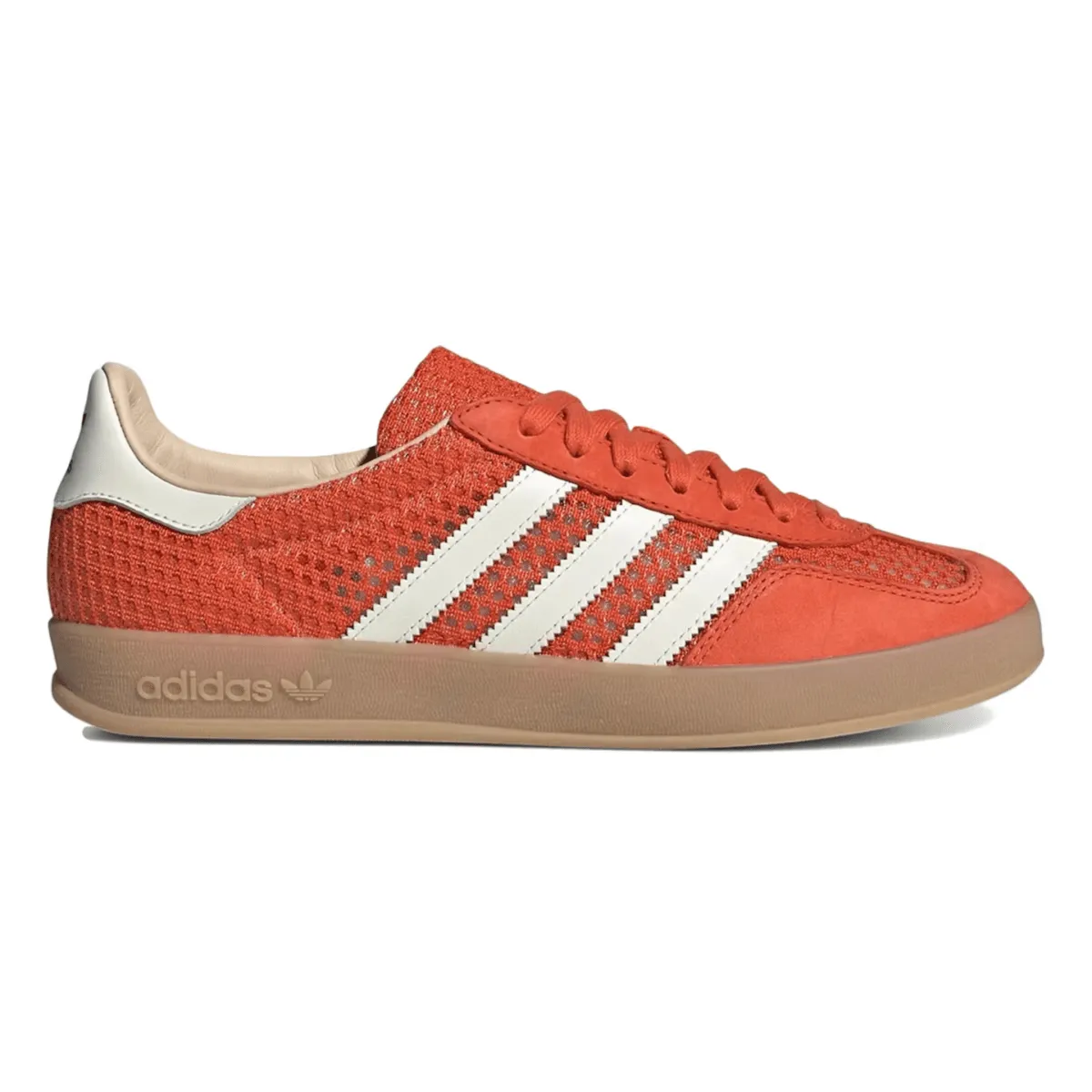Adidas Men's Gazelle Indoor Glow Amber/Off White Mesh Panel