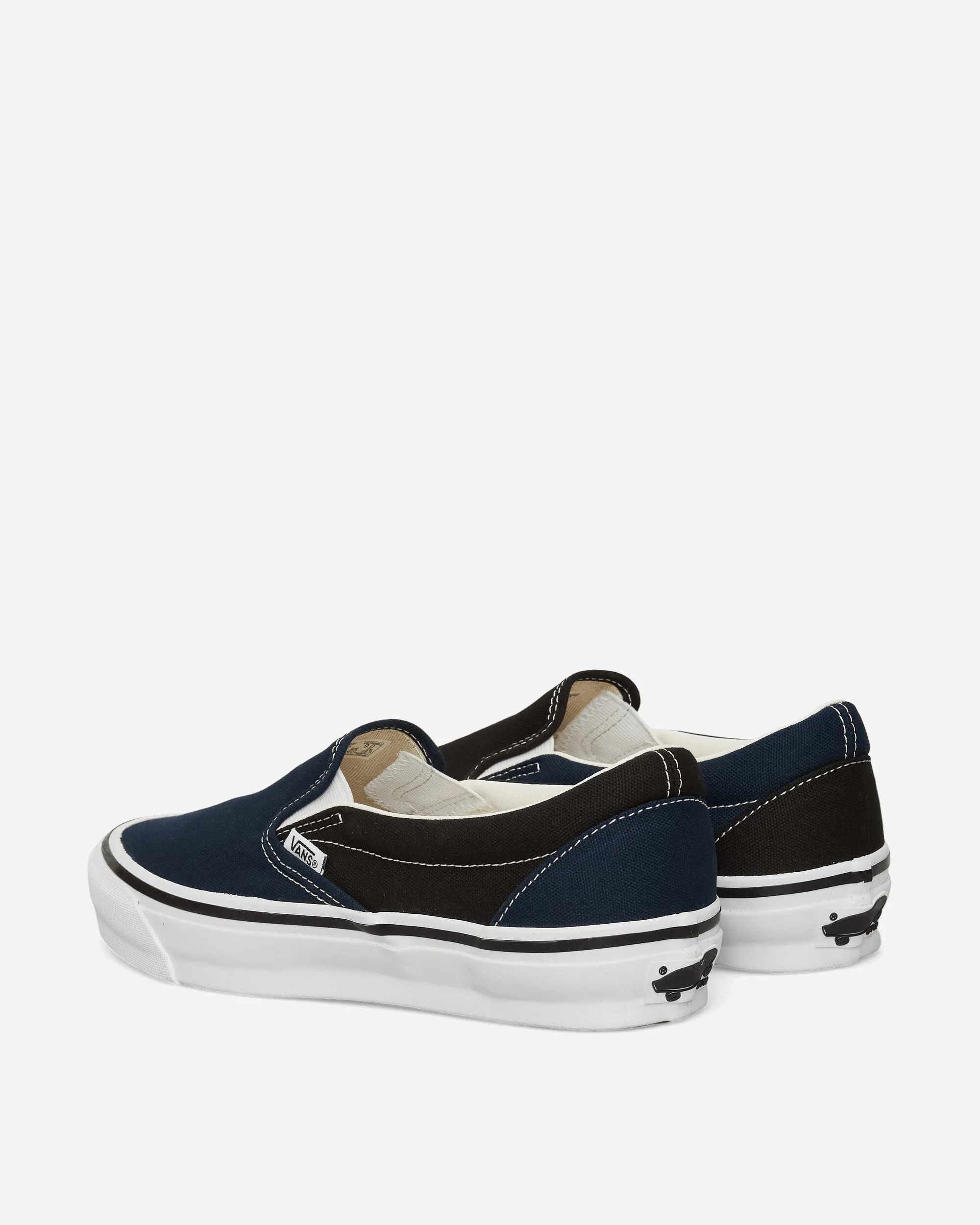 Engineered Garments Slip-On 98 Sneakers Black / Blue Break Walk