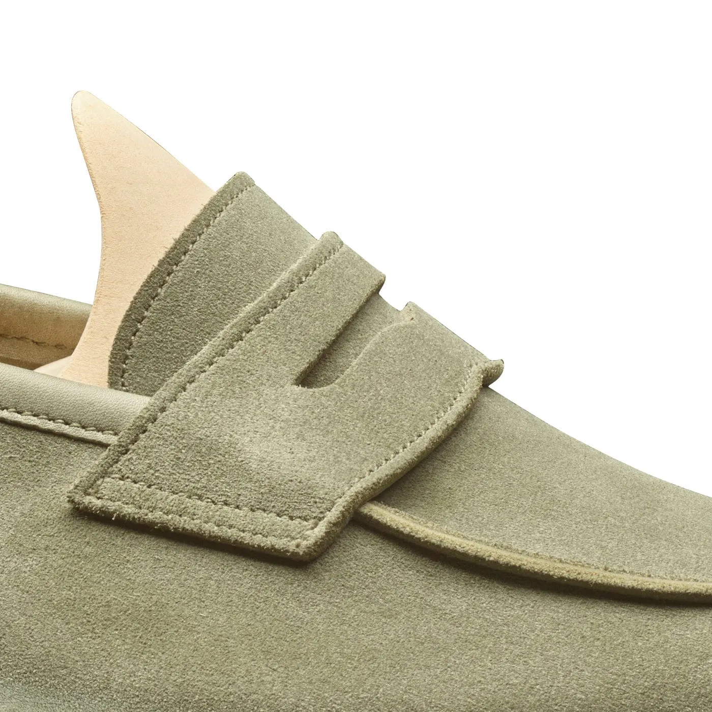True Power Lilou Pistachio Calf Suede