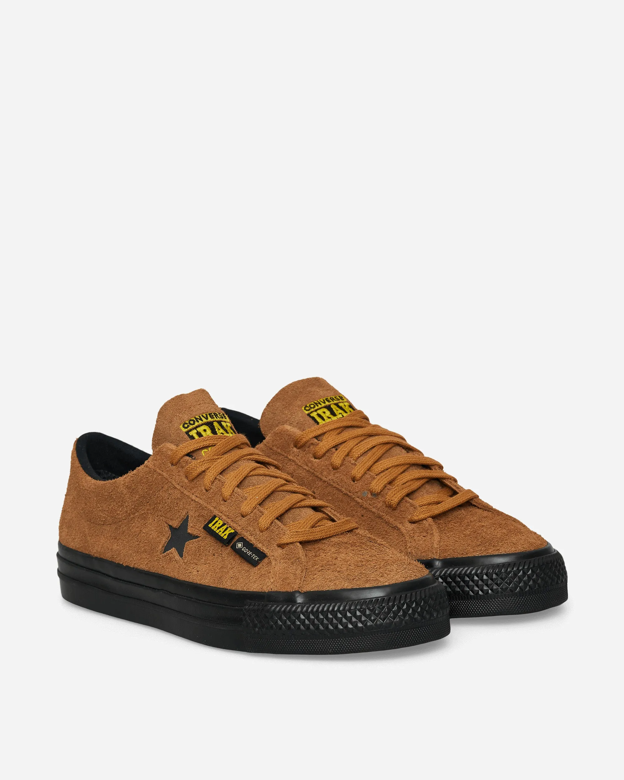 IRAK NYC One Star Pro Low Top Sneakers Amber Brown Airy Fit