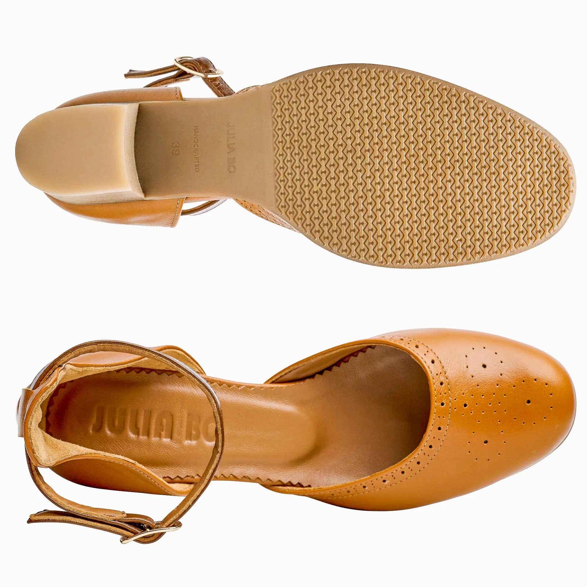 Round Toe Minimal Daily Comfort Delray - Heeled Sandals