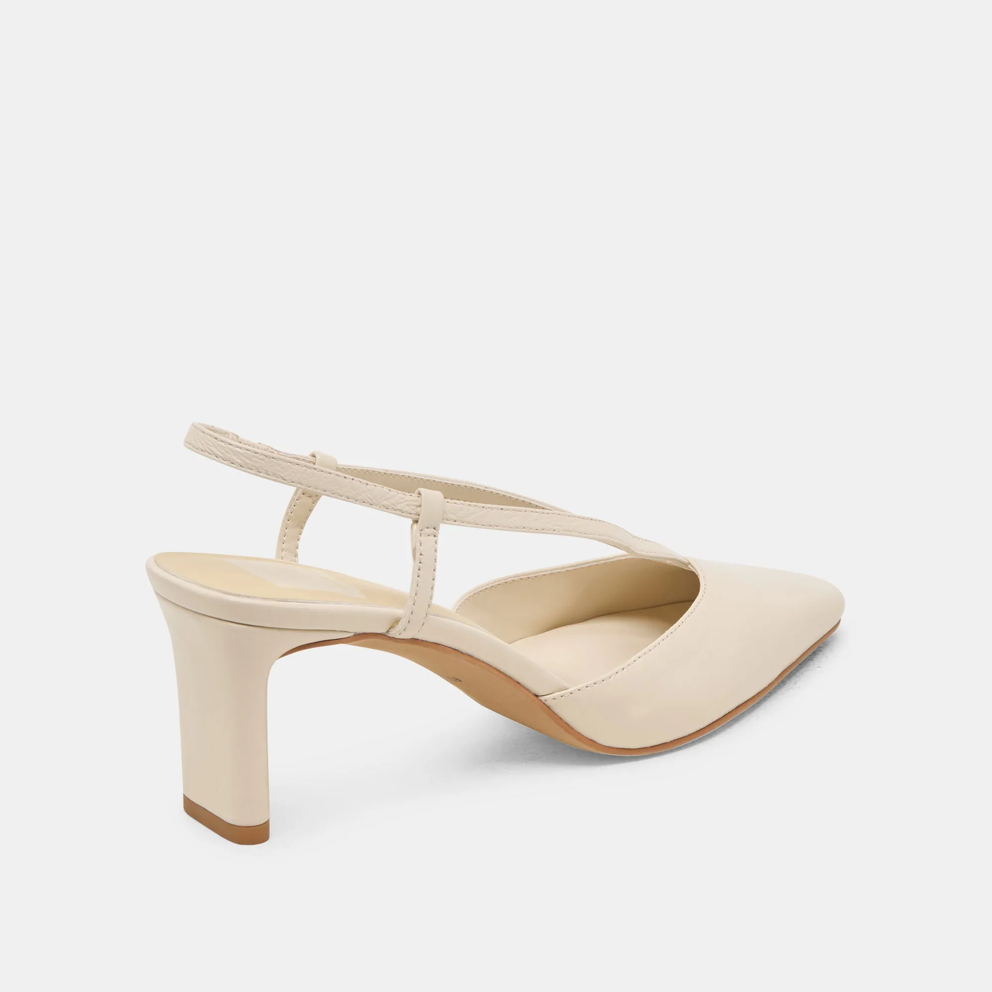 Smart Pumps GINAY HEELS BONE LEATHER