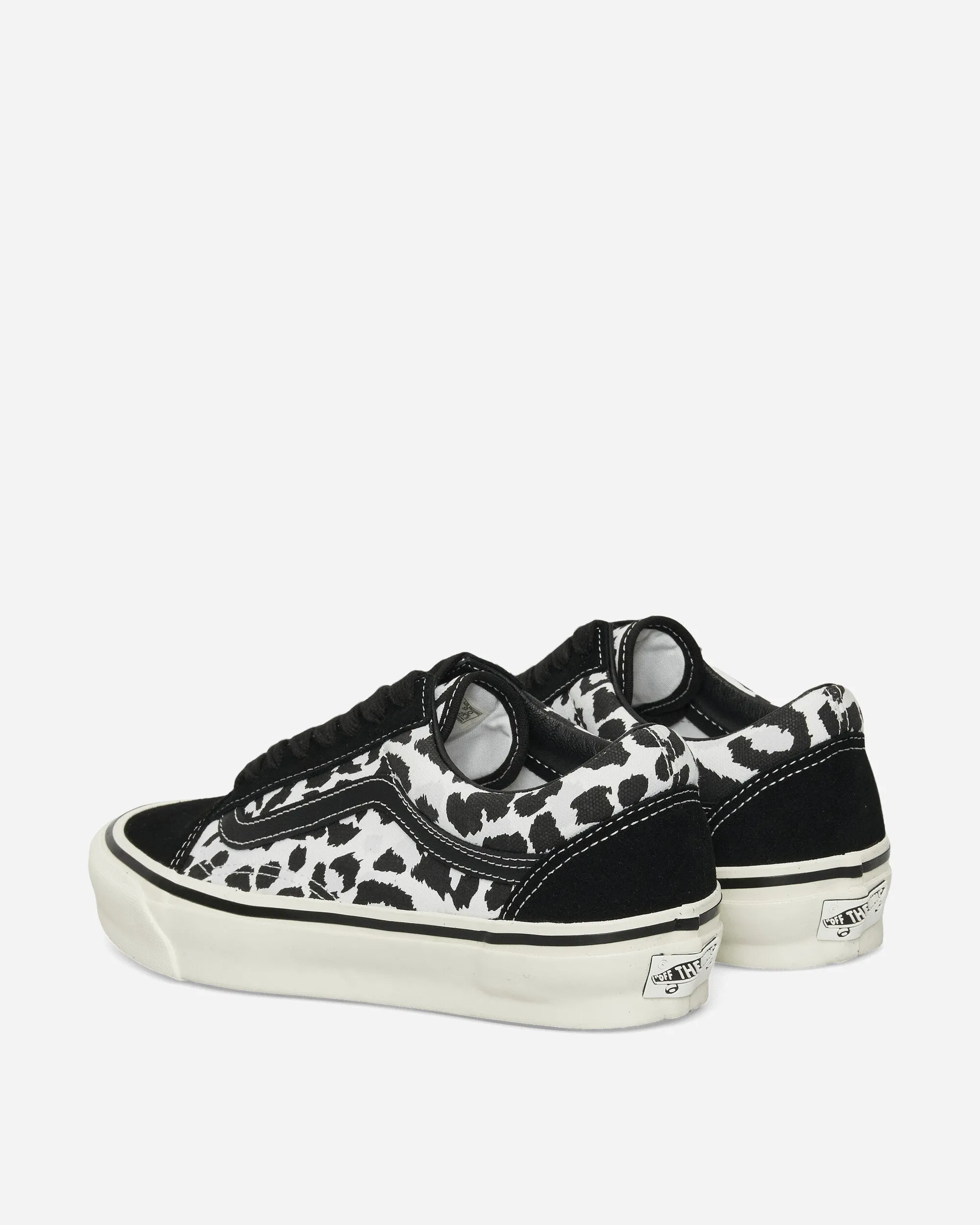 Style Comfort Grass Step Premium Old Skool Leopard Sneakers Black / White