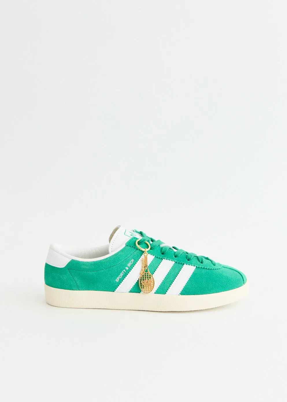 x Sporty & Rich Blanc 'Court Green' Sneakers Anti microbial