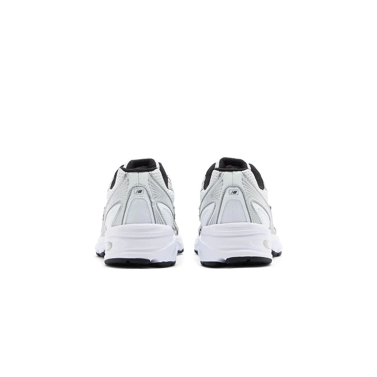 740 'White Silver Metallic' Step Flow Sturdy Outsole