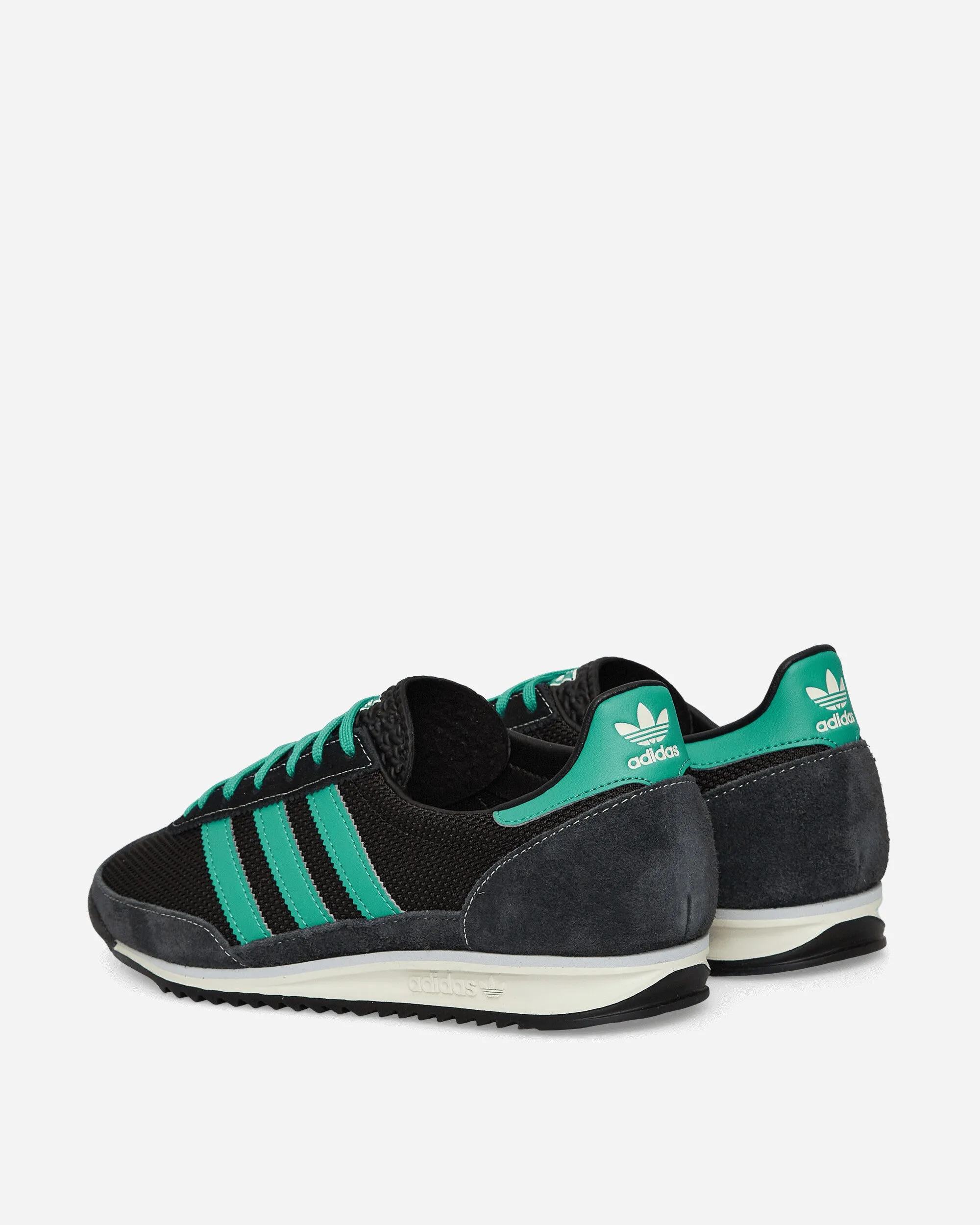 Women's SL 72 Sneakers Core Black / Semi Court Green Versatile Style