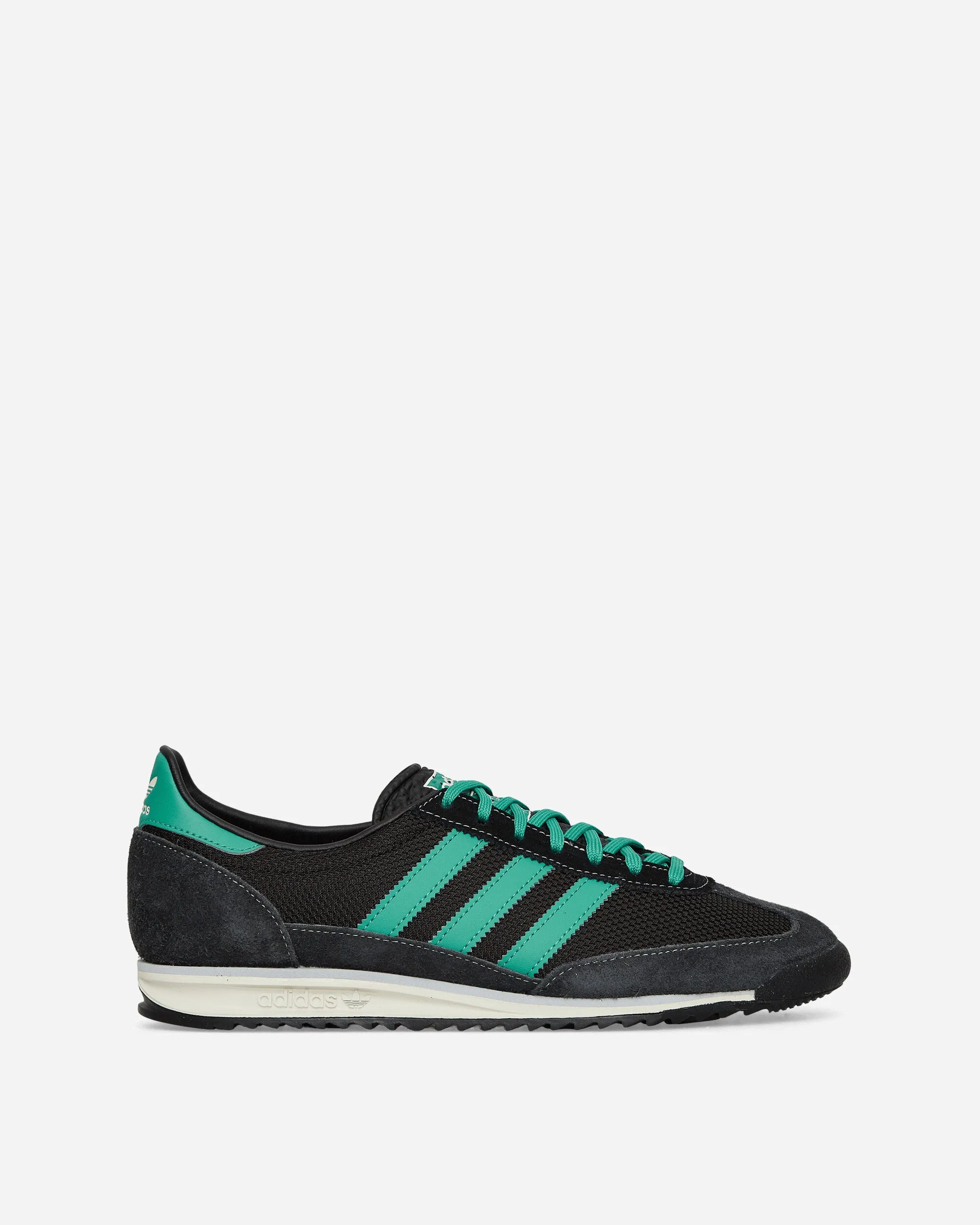 Women's SL 72 Sneakers Core Black / Semi Court Green Flat footbed