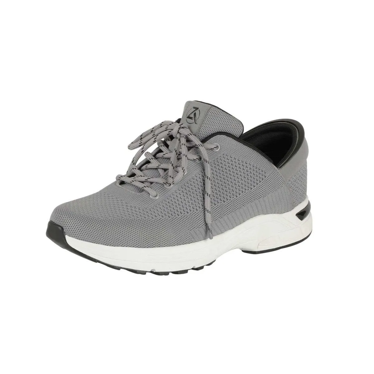 Everyday Use Relax Vibe Zeba Men's Stone Grey Fabric Slip On