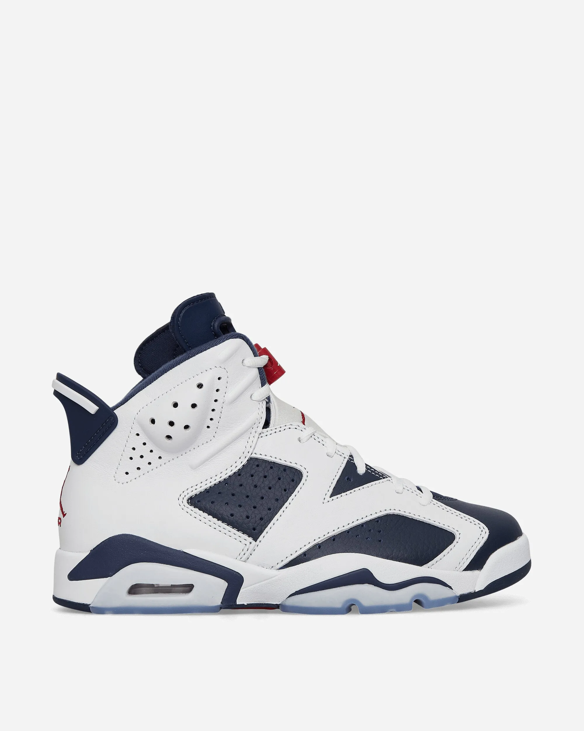 Air Jordan 6 Retro (GS) Sneakers White / Midnight Navy Smooth Finish Sun Day