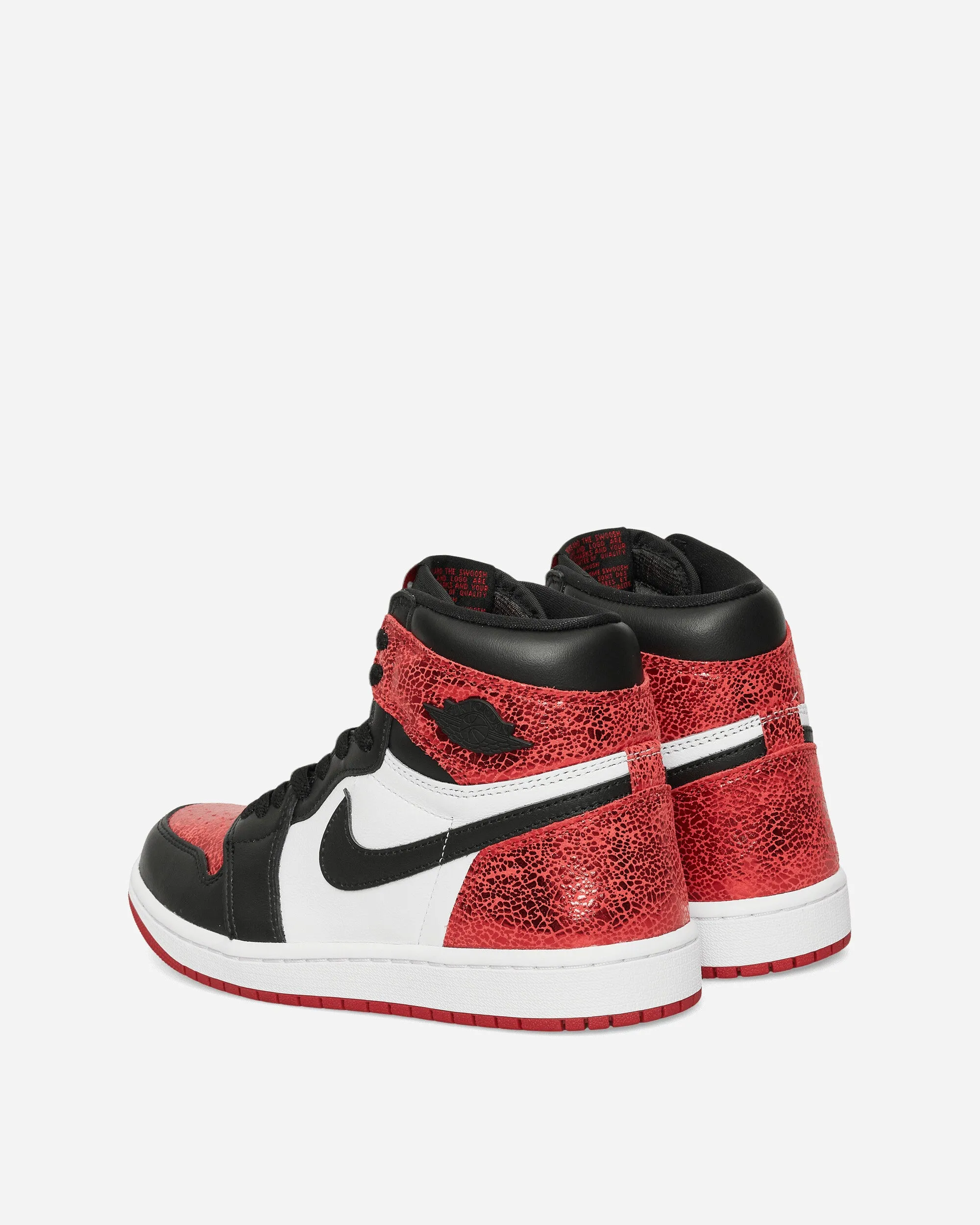 Women's Air Jordan 1 Retro High OG Sneakers Ruby Cushioned Support