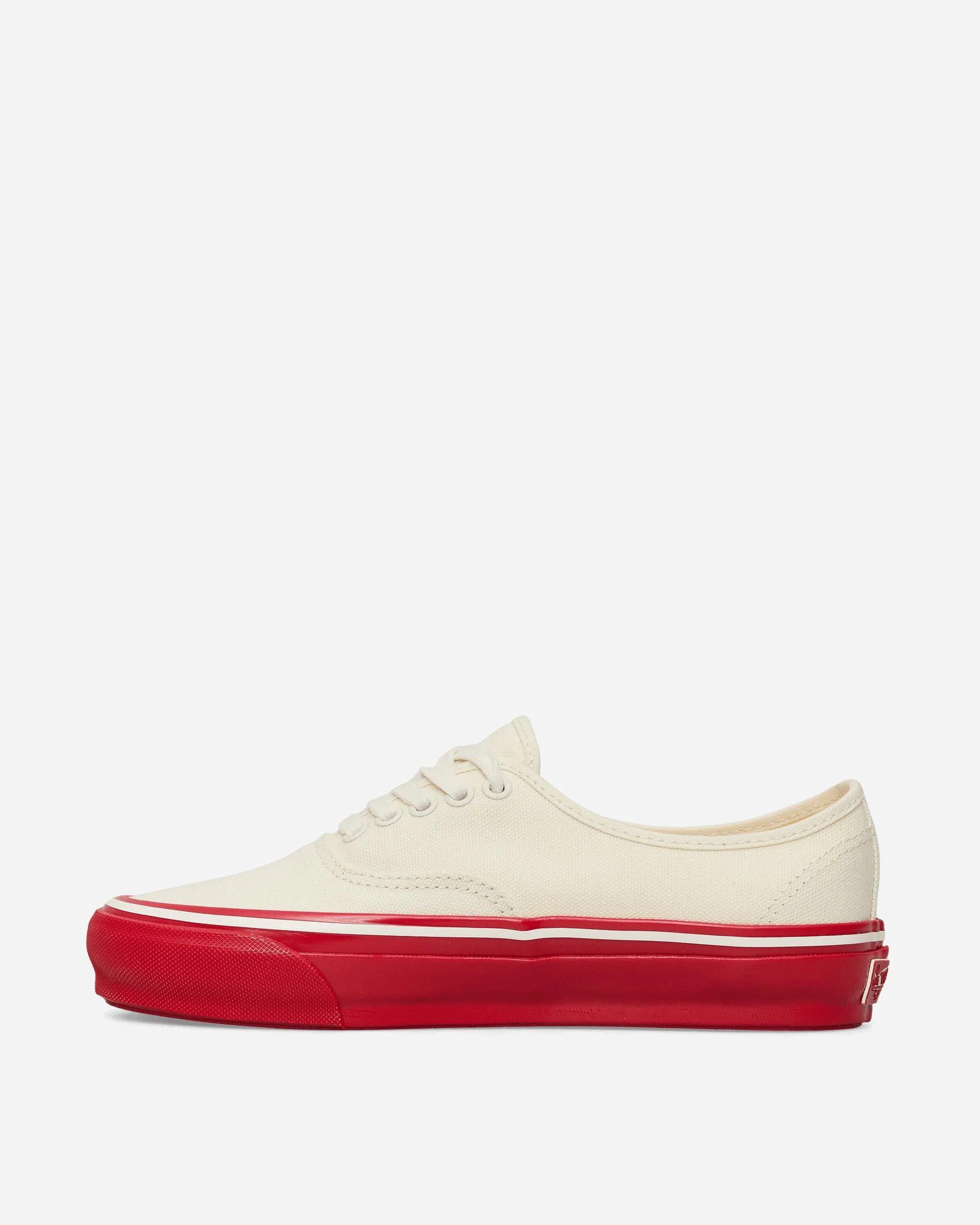 Premium Authentic 44 Duck Canvas Sneakers White / Red Lean Design