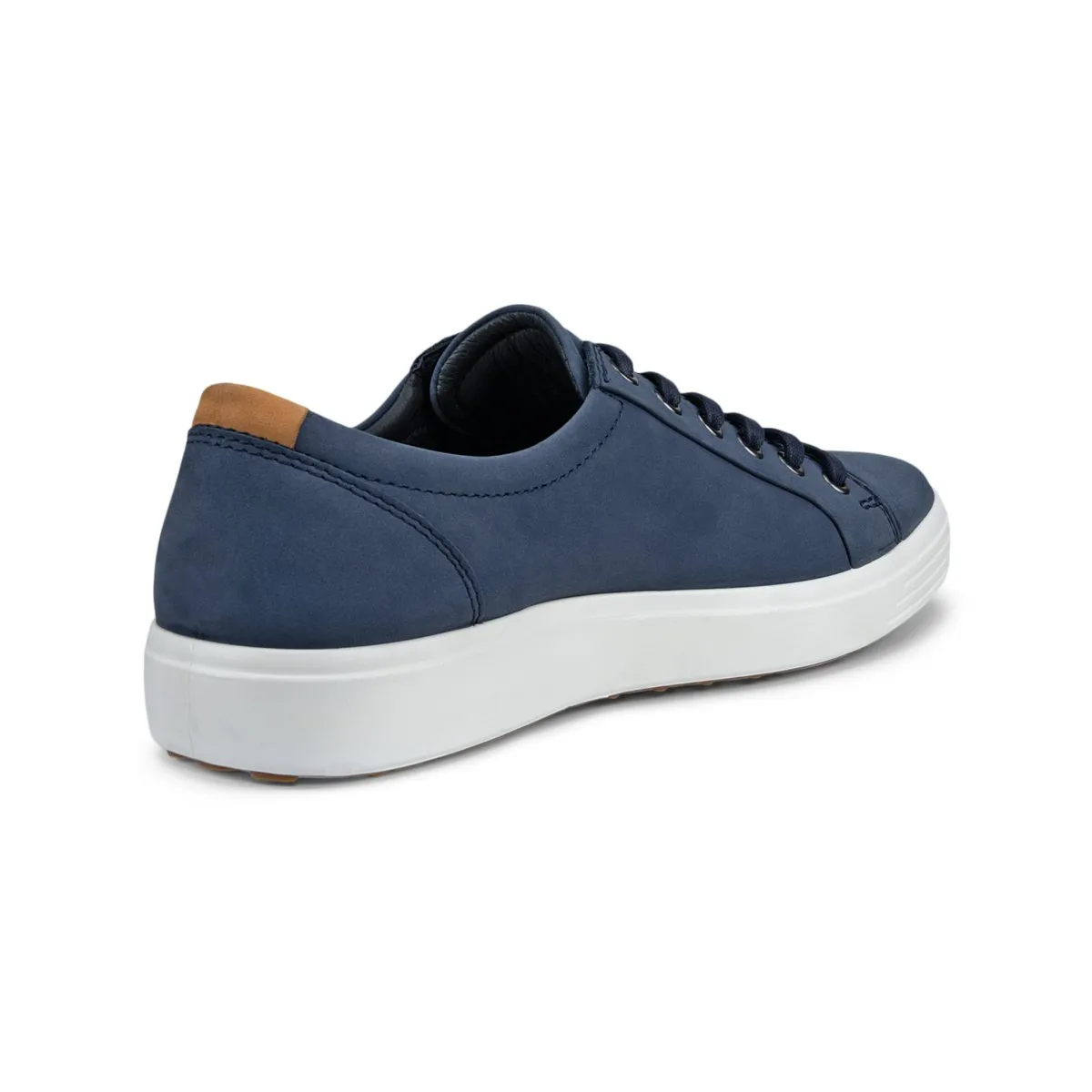 Office Casual Campus Pace Ecco Men's Soft 7 Sneaker Marine/Lion Nubuck
