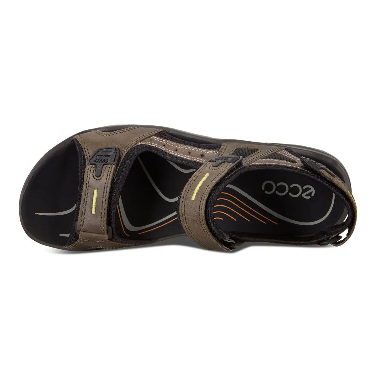 Ecco Men's Yucatan Tarmac/Moon Rock Lightweight Comfort