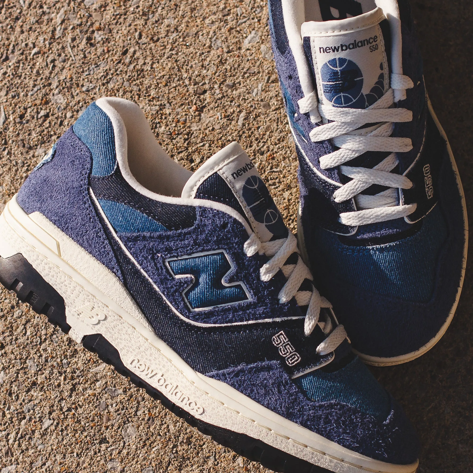 New Balance Women 550 Navy BBW550GH ergonomic - design - efficiency shoes Obstacle course readiness