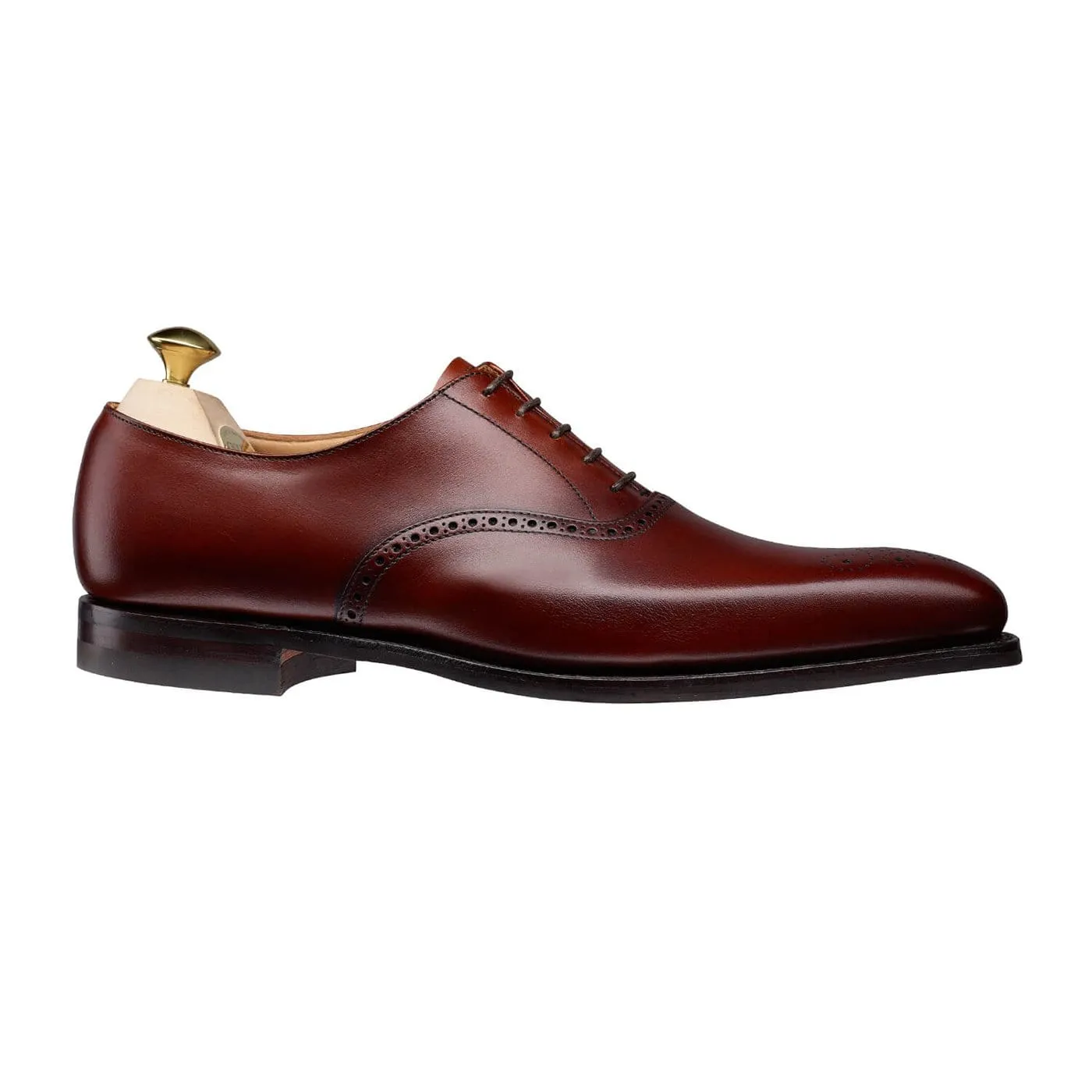 Edgware Chestnut Burnished Calf Fit Walk Trendy Look Shoes