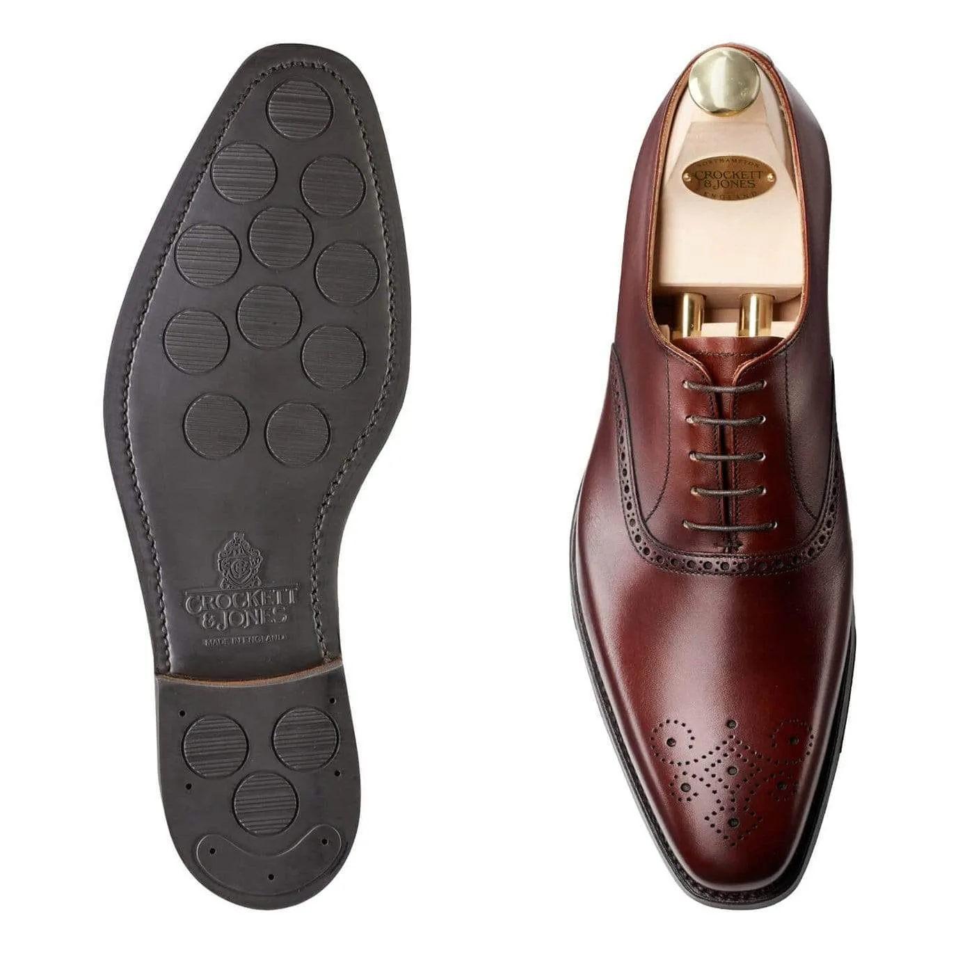 Tailored Fit Edgware Chestnut Burnished Calf