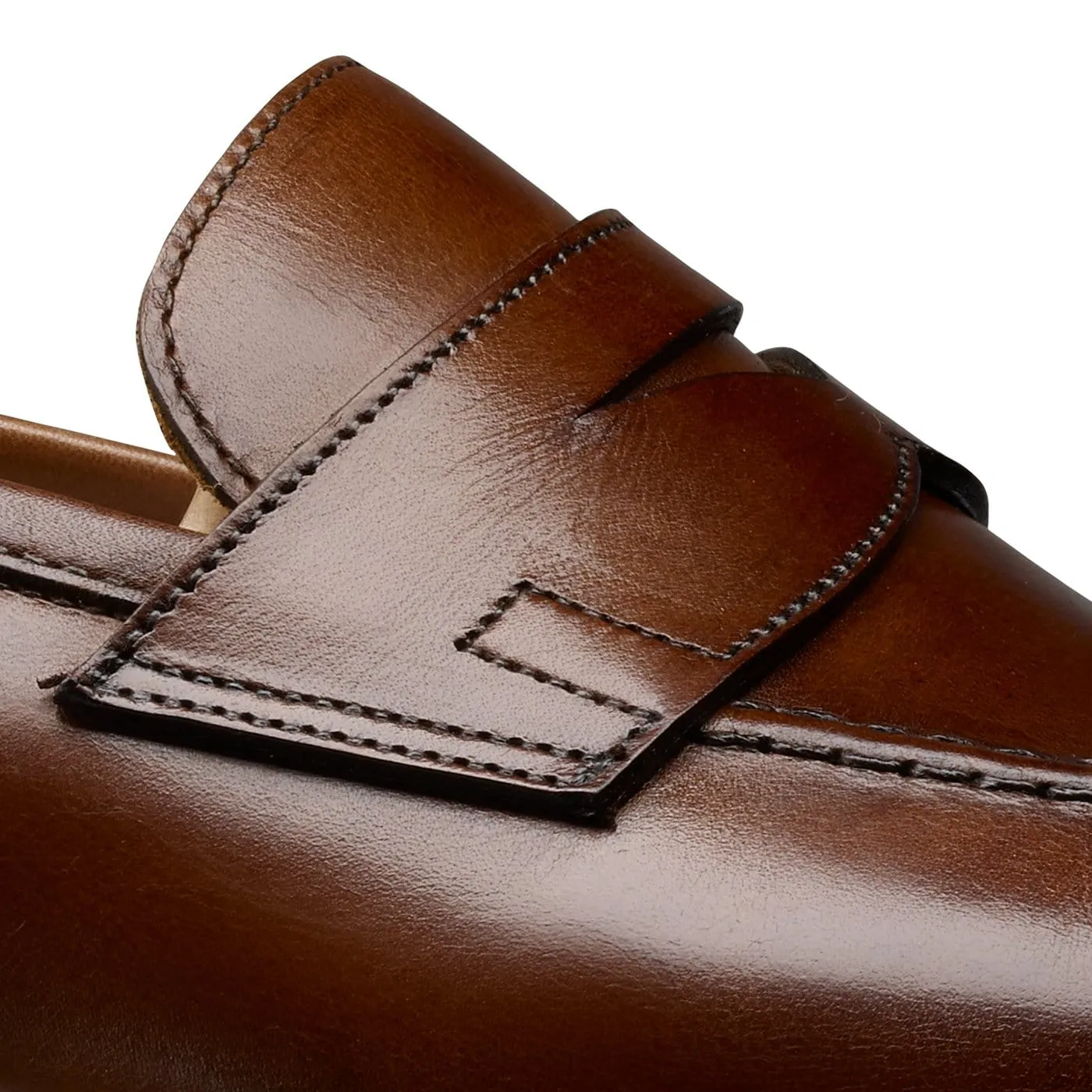 Sydney Dark Brown Burnished Calf Comfortable leather Soft Footbed