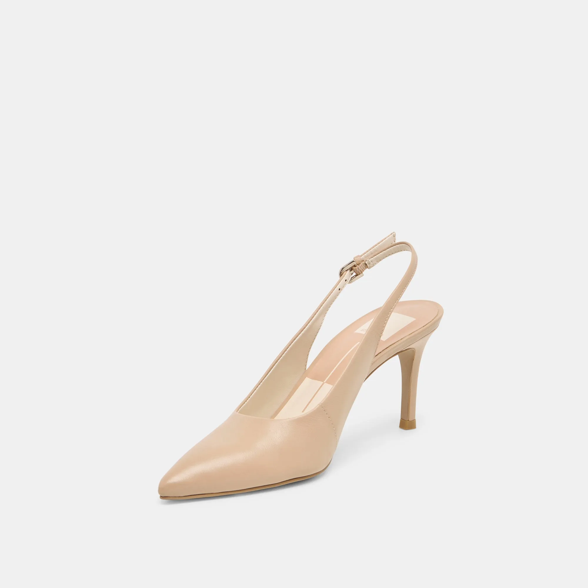 Comfortable High Heels Anti Fatigue ELASI HEELS BEIGE CRINKLE PATENT