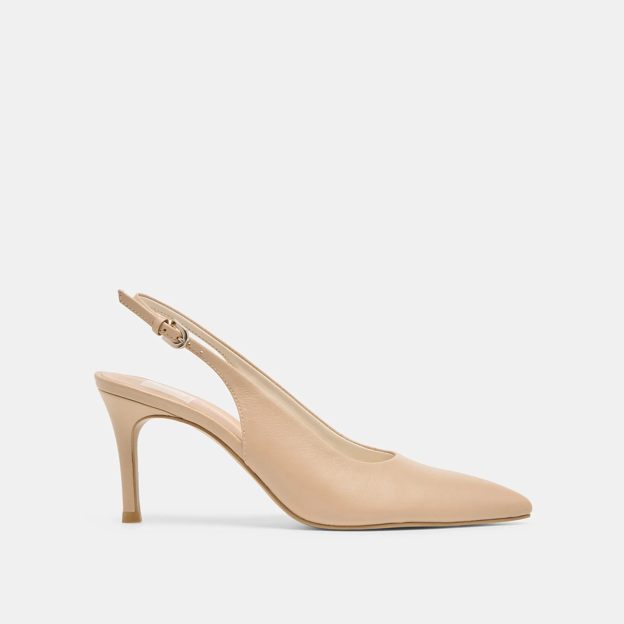 Minimal Heels Romantic Heels ELASI HEELS BEIGE CRINKLE PATENT