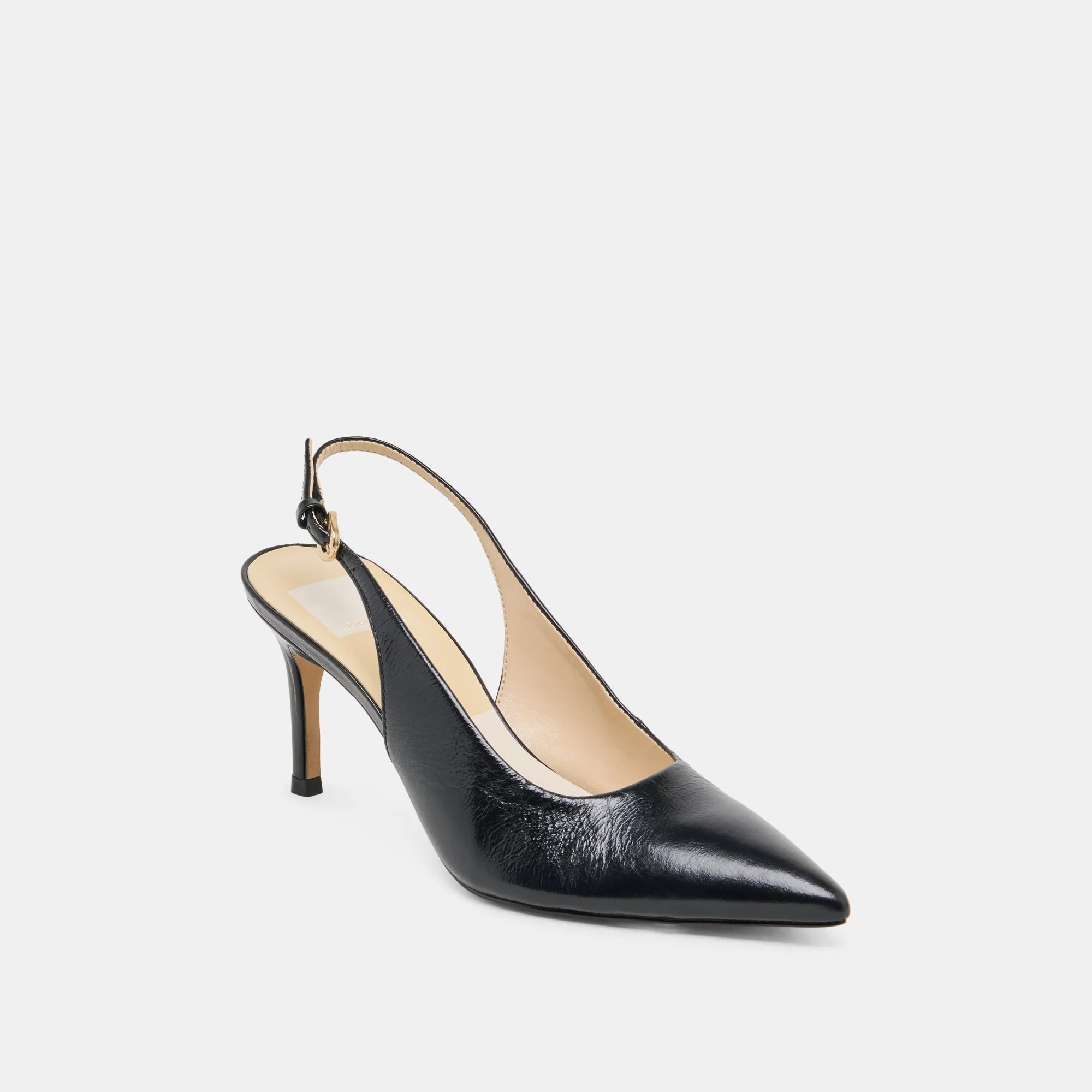 Elegant Boots Sleek Shoes ELASI HEELS BLACK LEATHER