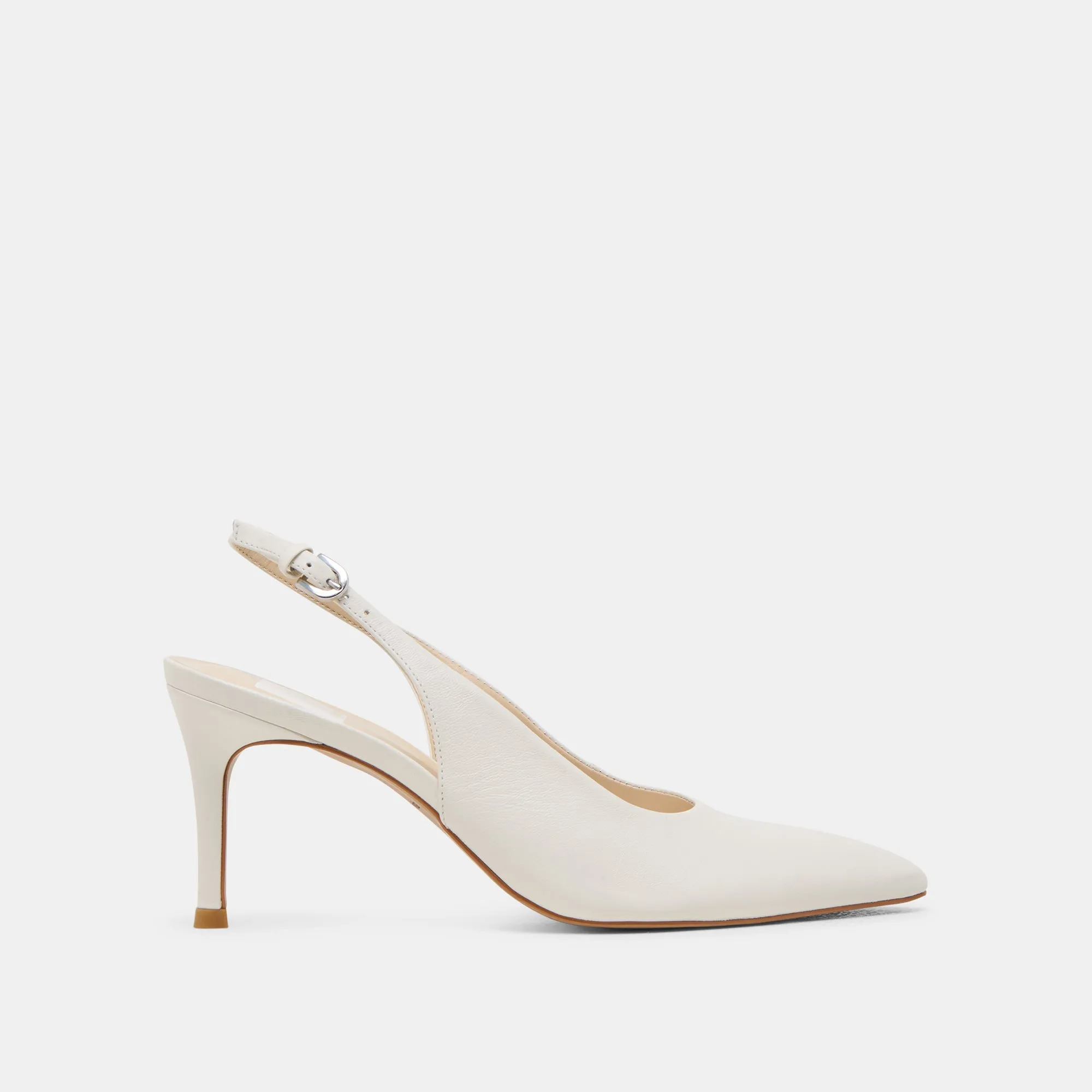 ELASI HEELS WHITE LEATHER Mid Top Style