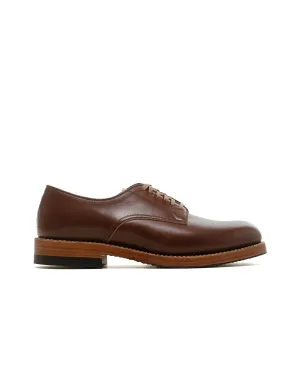 Simple Edge Leather   upper John Lofgren Bootmaker USN Low Quarter Shoes French Calfskin Russet Brown