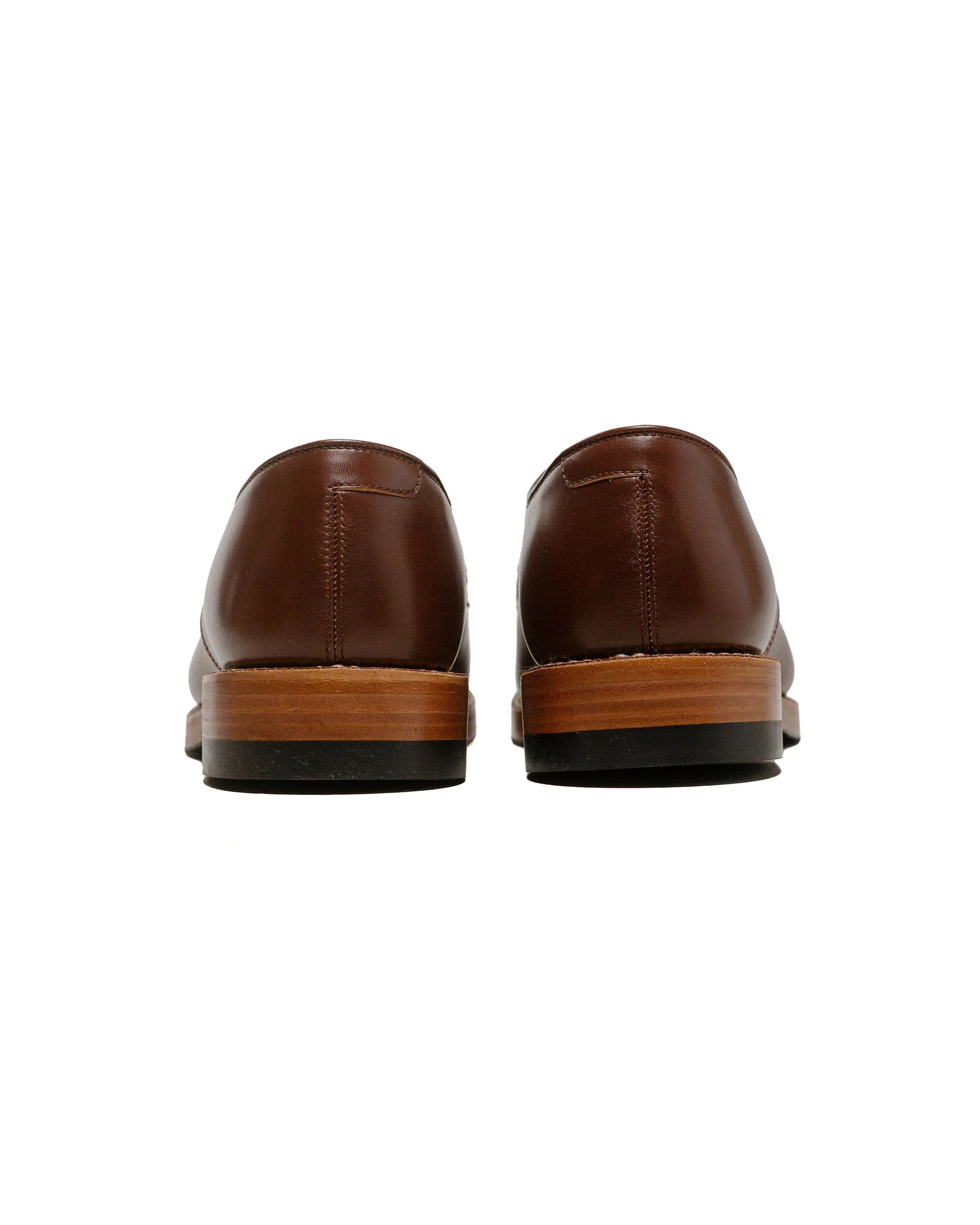 Wardrobe Staple Stylish Form John Lofgren Bootmaker USN Low Quarter Shoes French Calfskin Russet Brown