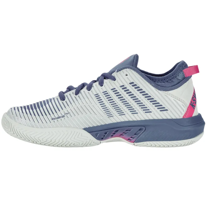 K Swiss Hypercourt Supreme AC Womens Tennis Shoes - Blue Blush/Infinity/Carmine Rose Fashion Edge