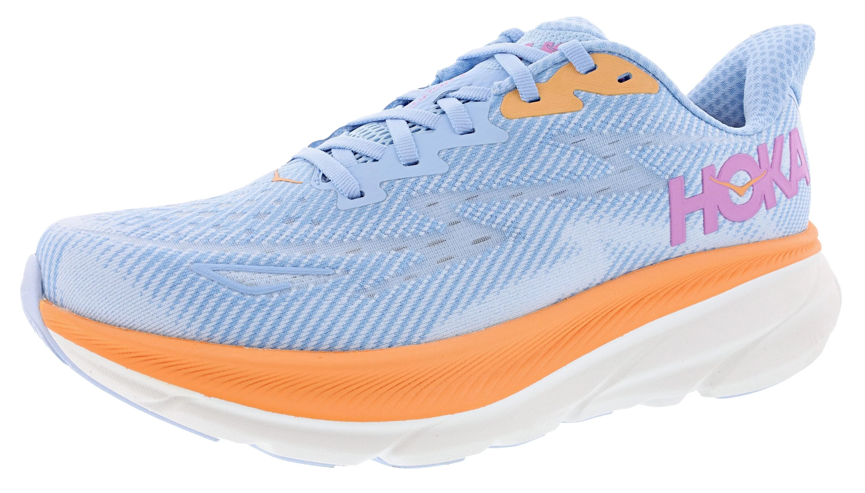 Fitness Regime velcro - closure shoe form Hoka Clifton 9 Women's Wide Width Cushioned Running Shoes