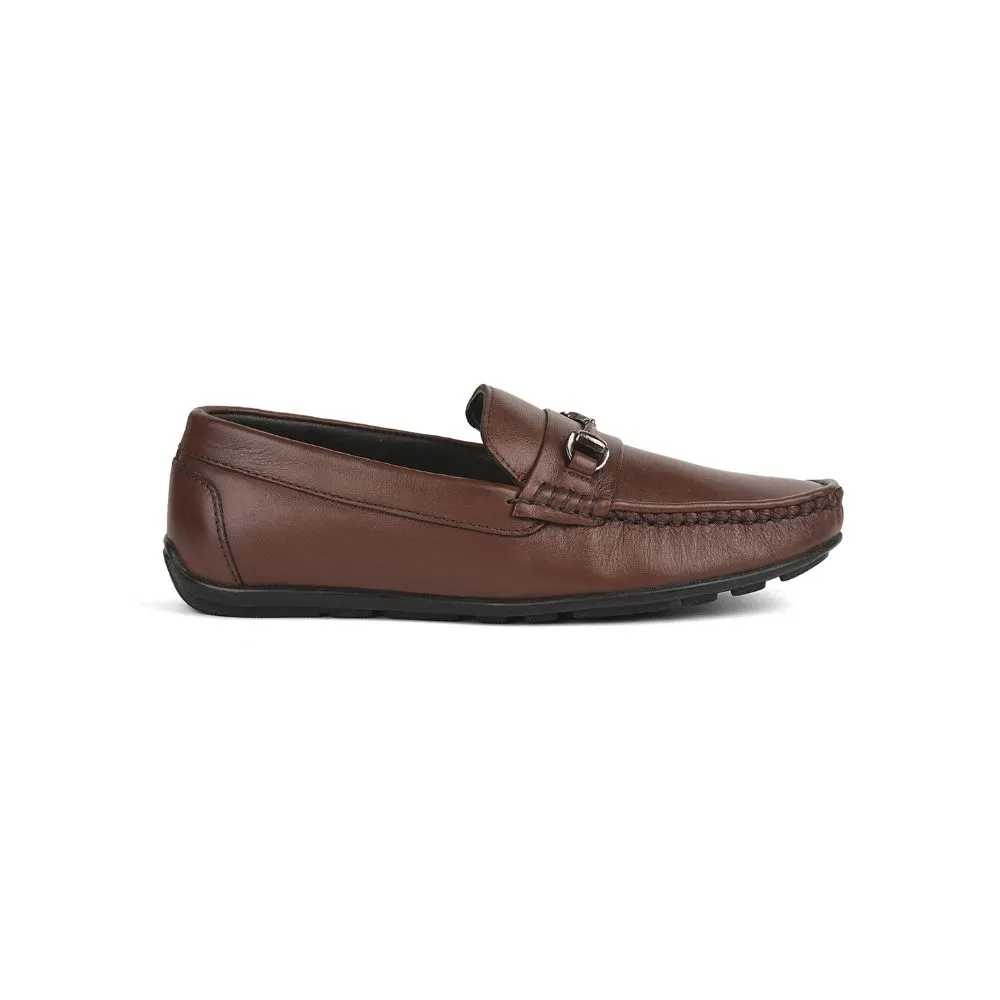 Path Steady Knit Upper Healers Casual Cherry Non lacing Loafers For Men JPL-253 By Liberty