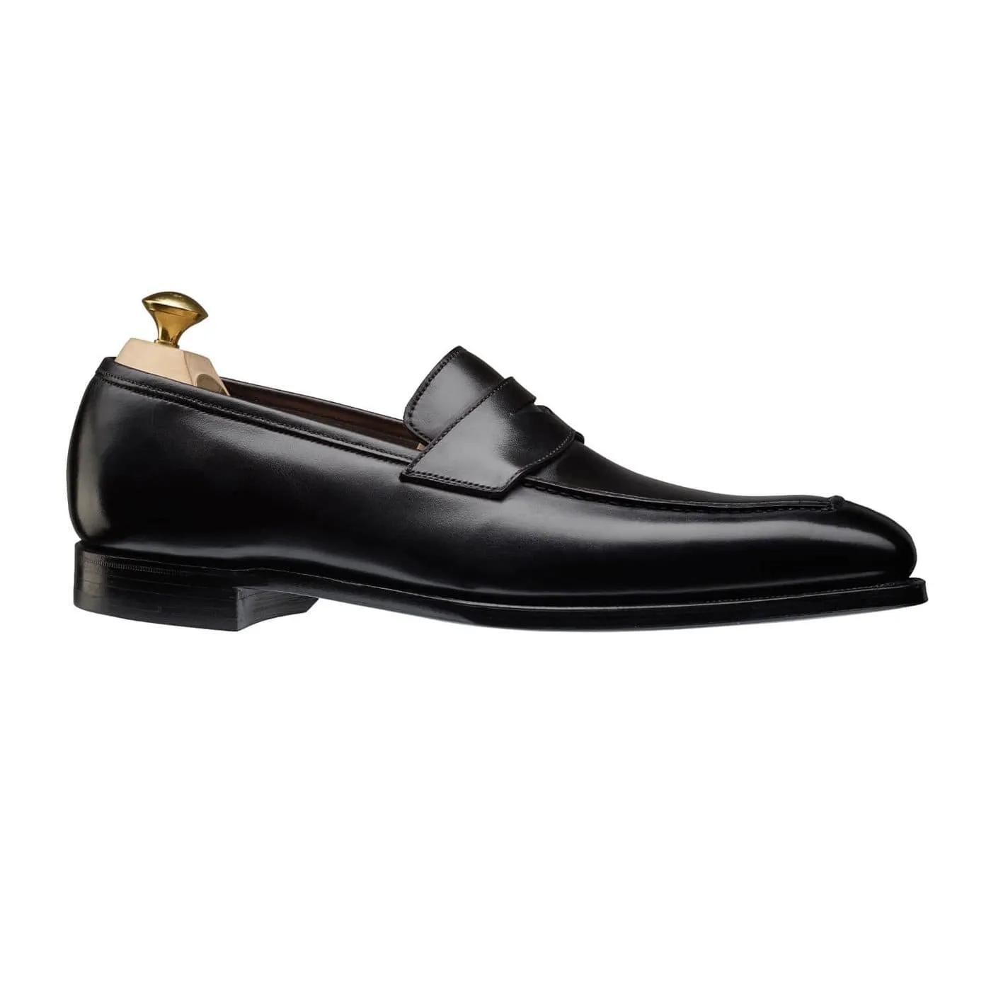 Soft Leather Slip-ons Open Walk Bury 2 Black Calf