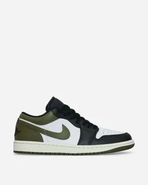 Air Jordan 1 Low Sneakers Black / Medium Olive Breath Mesh Neutral Form