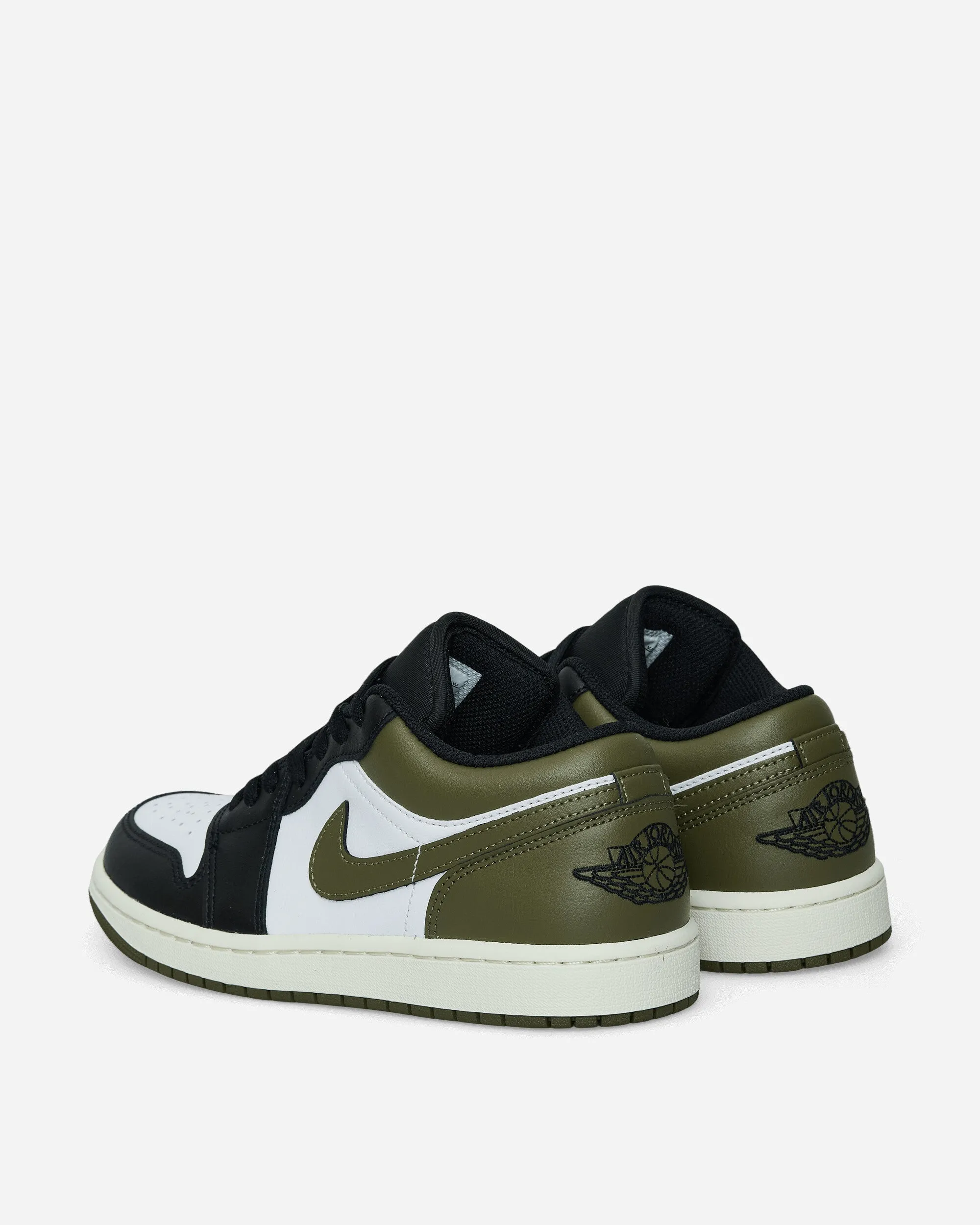 Air Jordan 1 Low Sneakers Black / Medium Olive Daily Movement