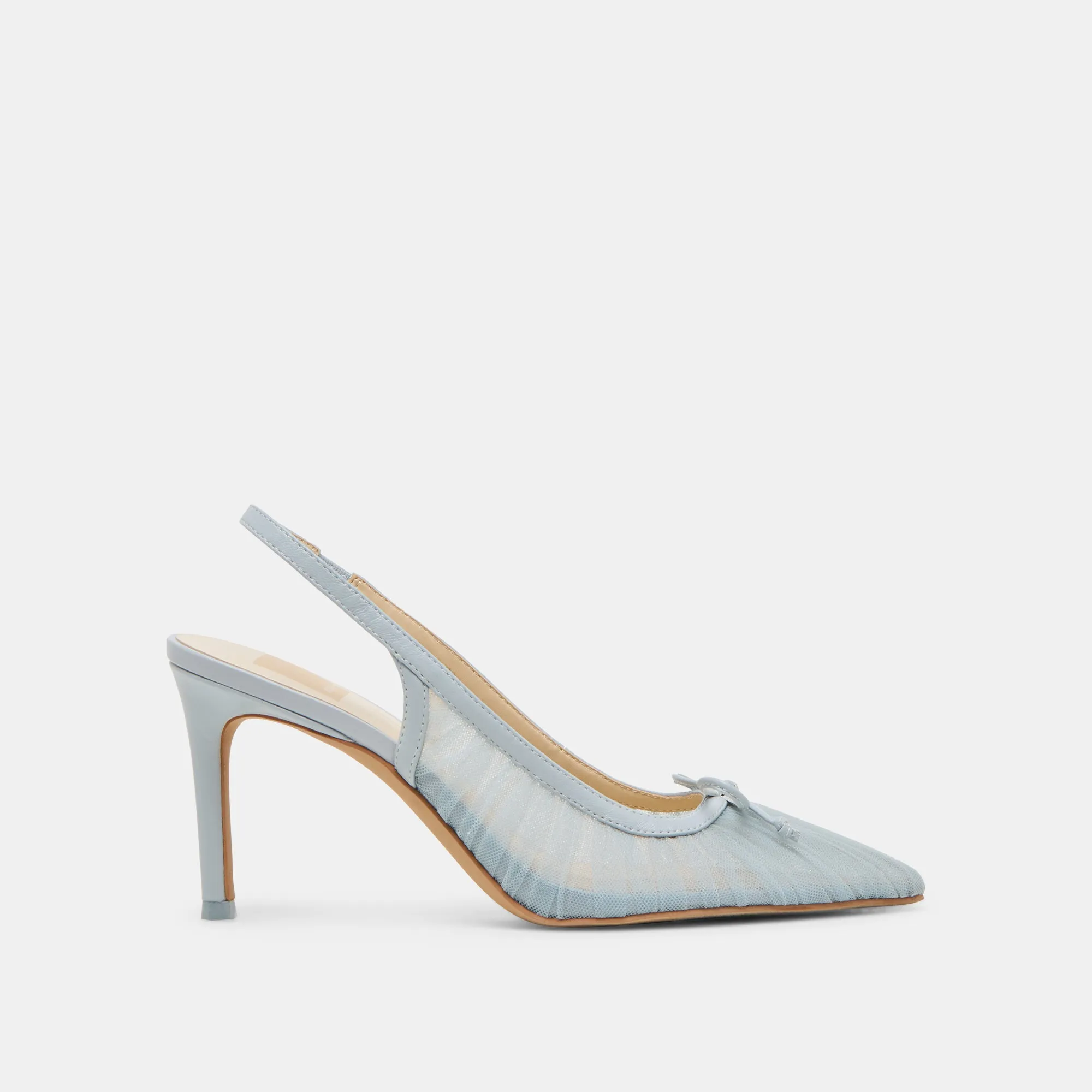 YELA HEELS LIGHT BLUE TULLE Chic Party Heels