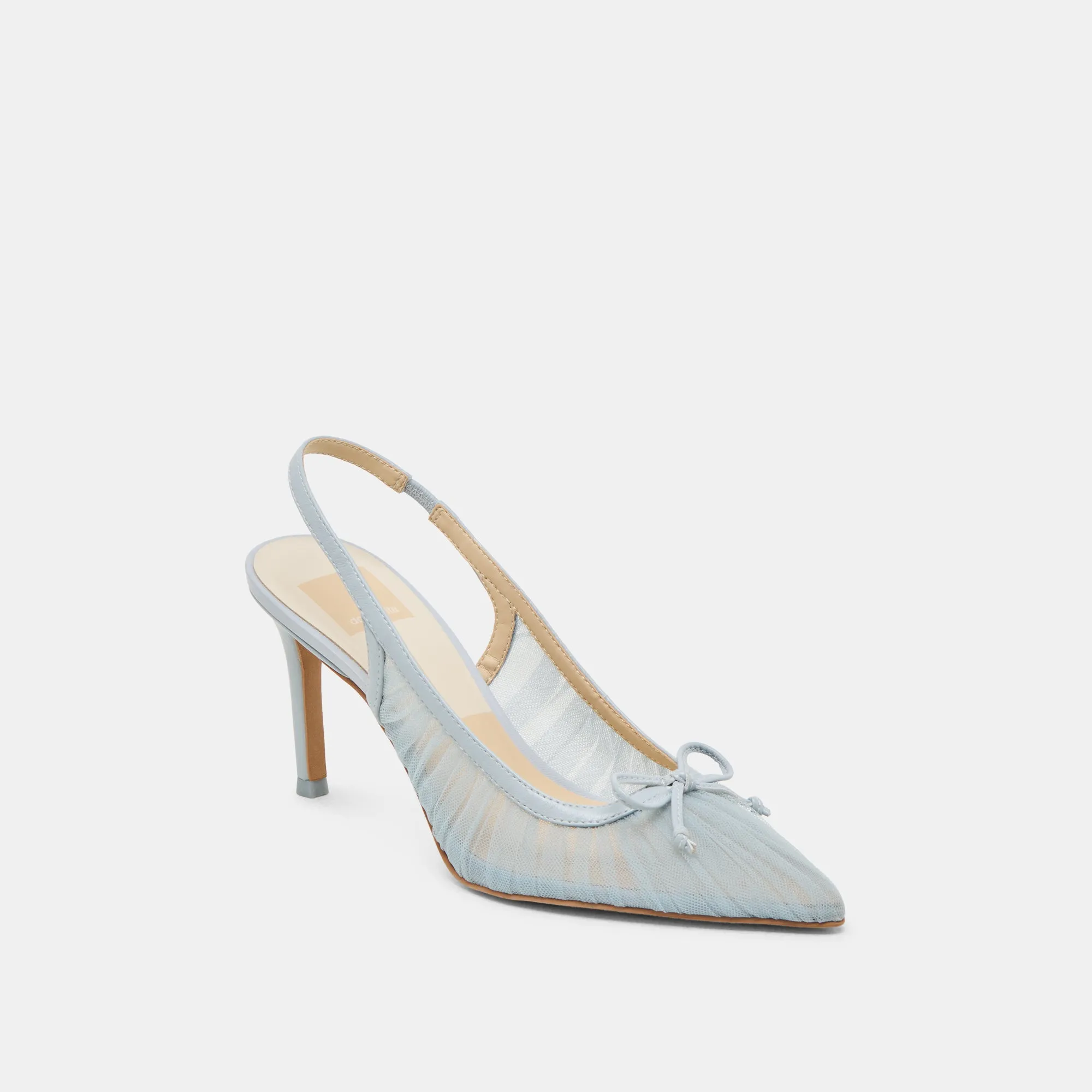 Luxury heels YELA HEELS LIGHT BLUE TULLE