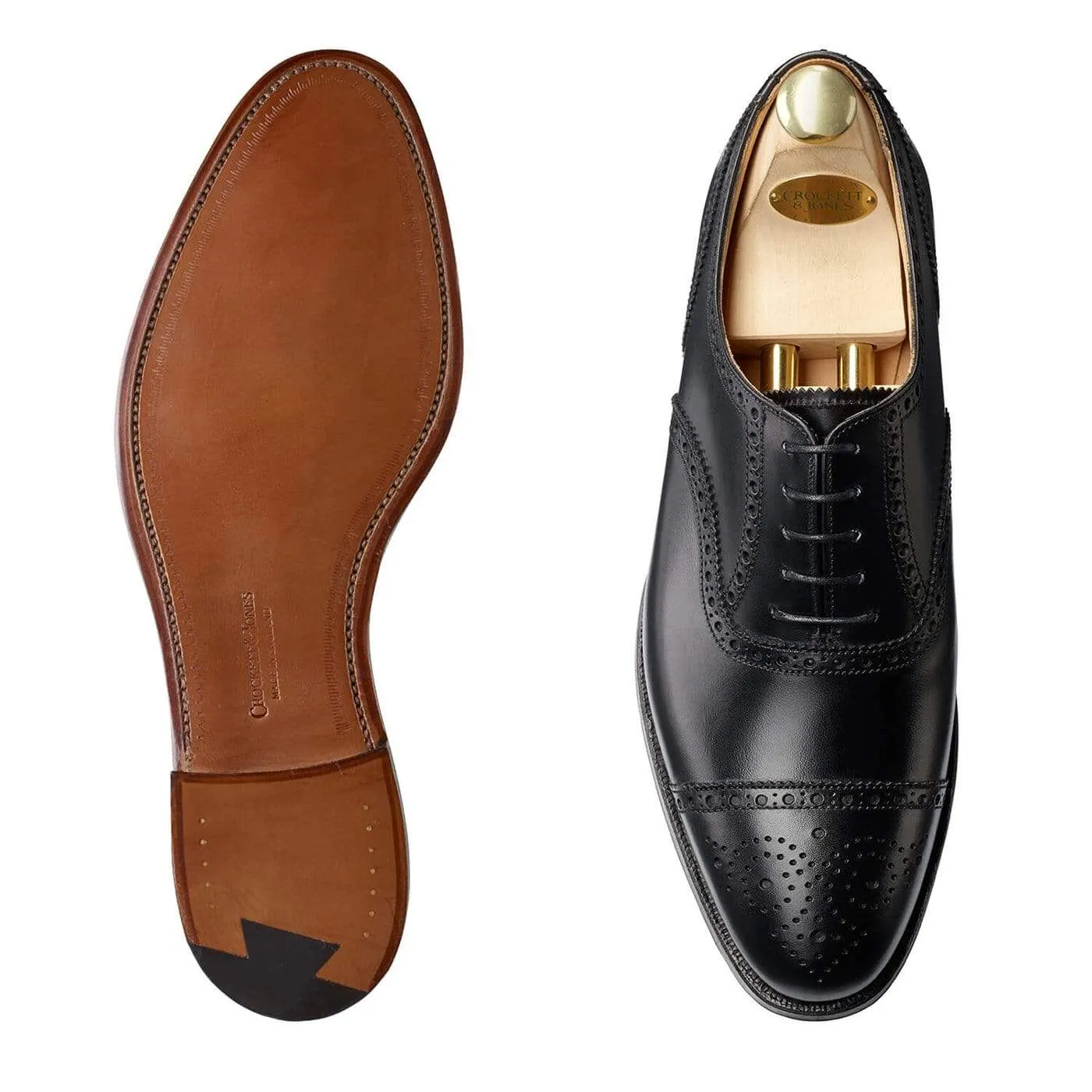 Westfield Black Calf Padded collar Smart Fit