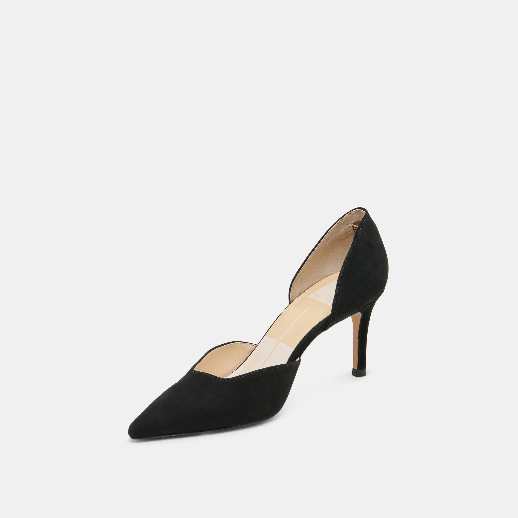 Causal Booties Pointed Pumps ELOY HEELS ONYX SUEDE