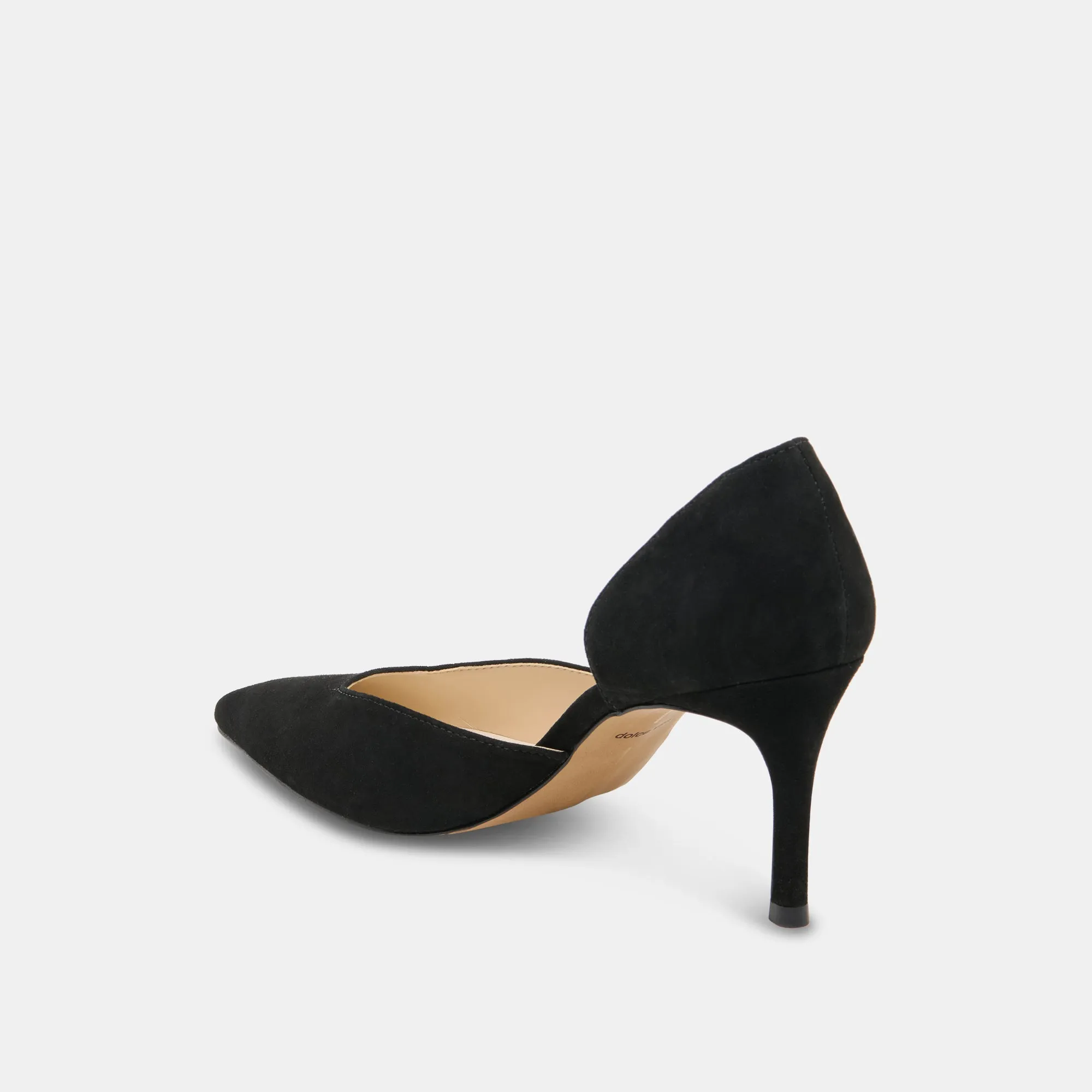Comfortable Buckle Casual Platform Heels ELOY HEELS ONYX SUEDE