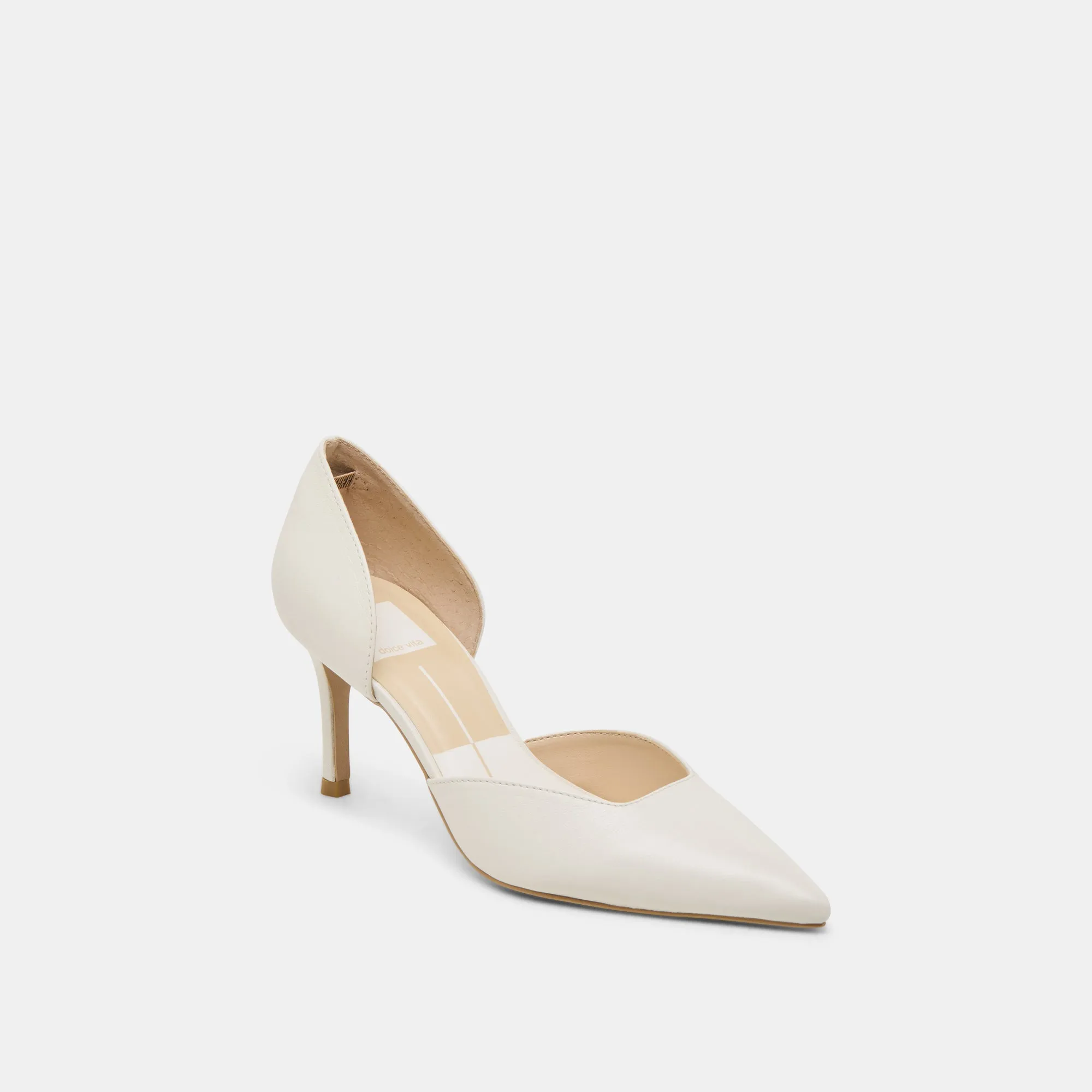 Good elasticity Men's footwear ELOY HEELS WHITE LEATHER