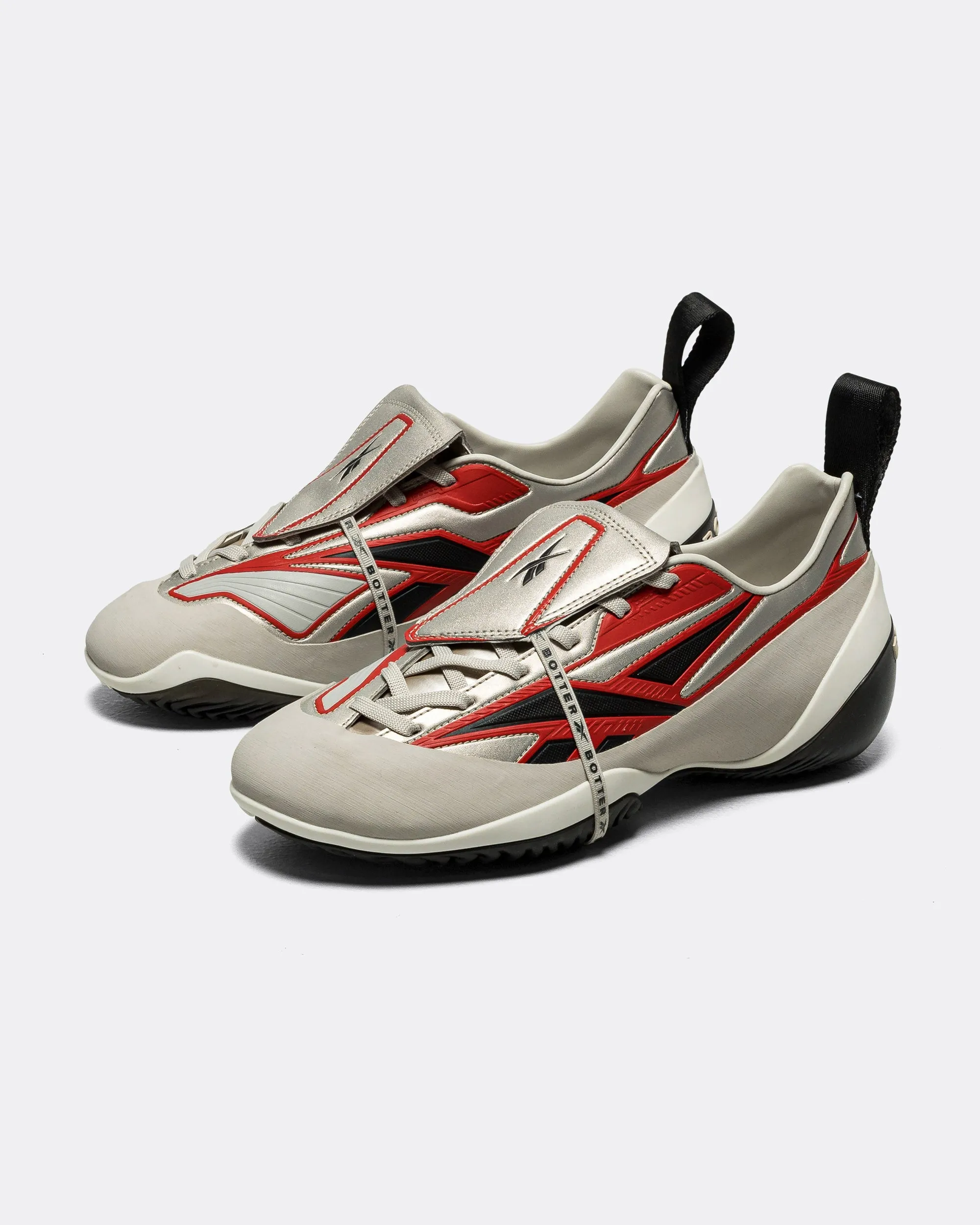 Energia Bo K??ts x Botter - Metallic Grey/Red Thermoplastic Heel Cup