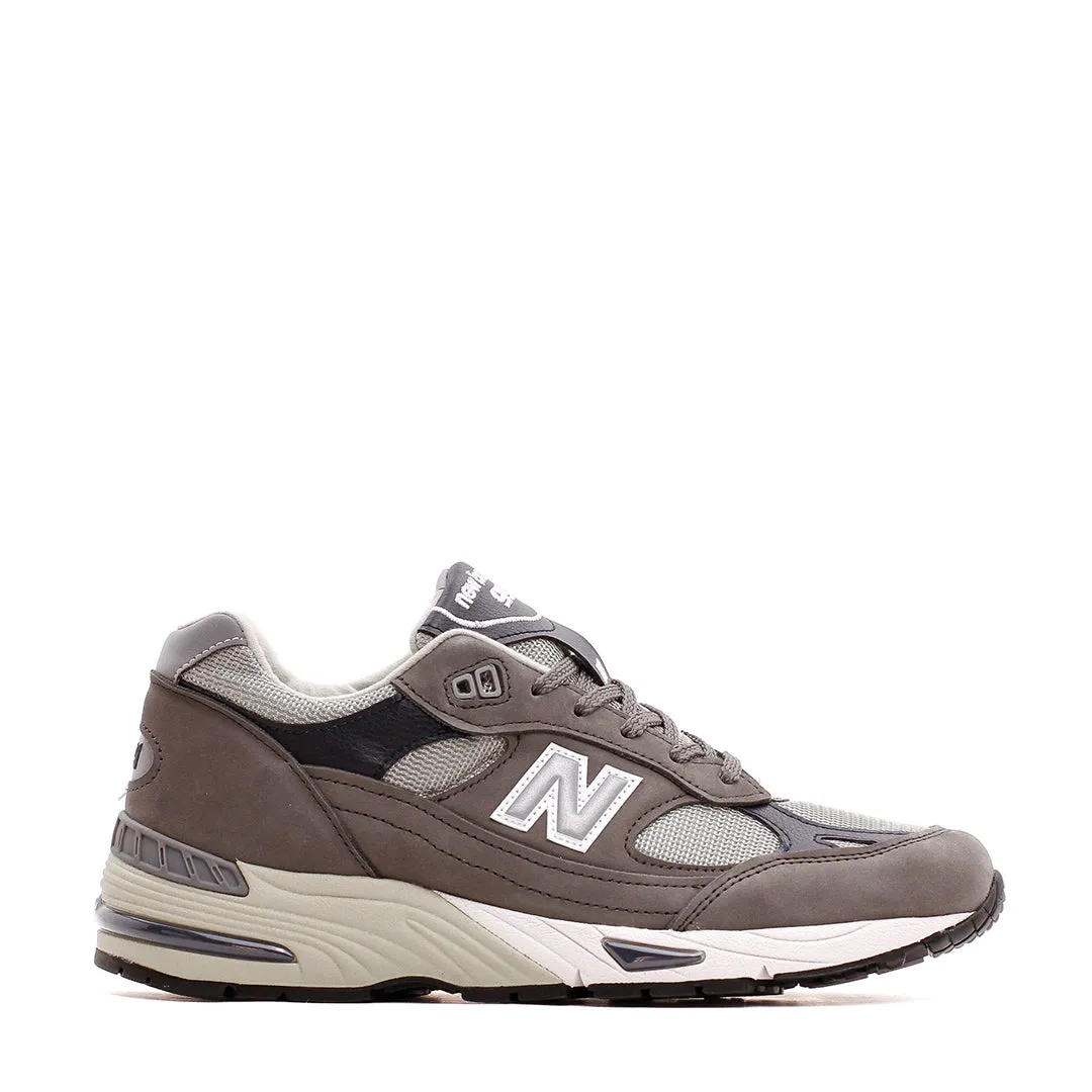 reflective running shoes Straight Running New Balance Men 991 Castlerock Made In UK M991GNS