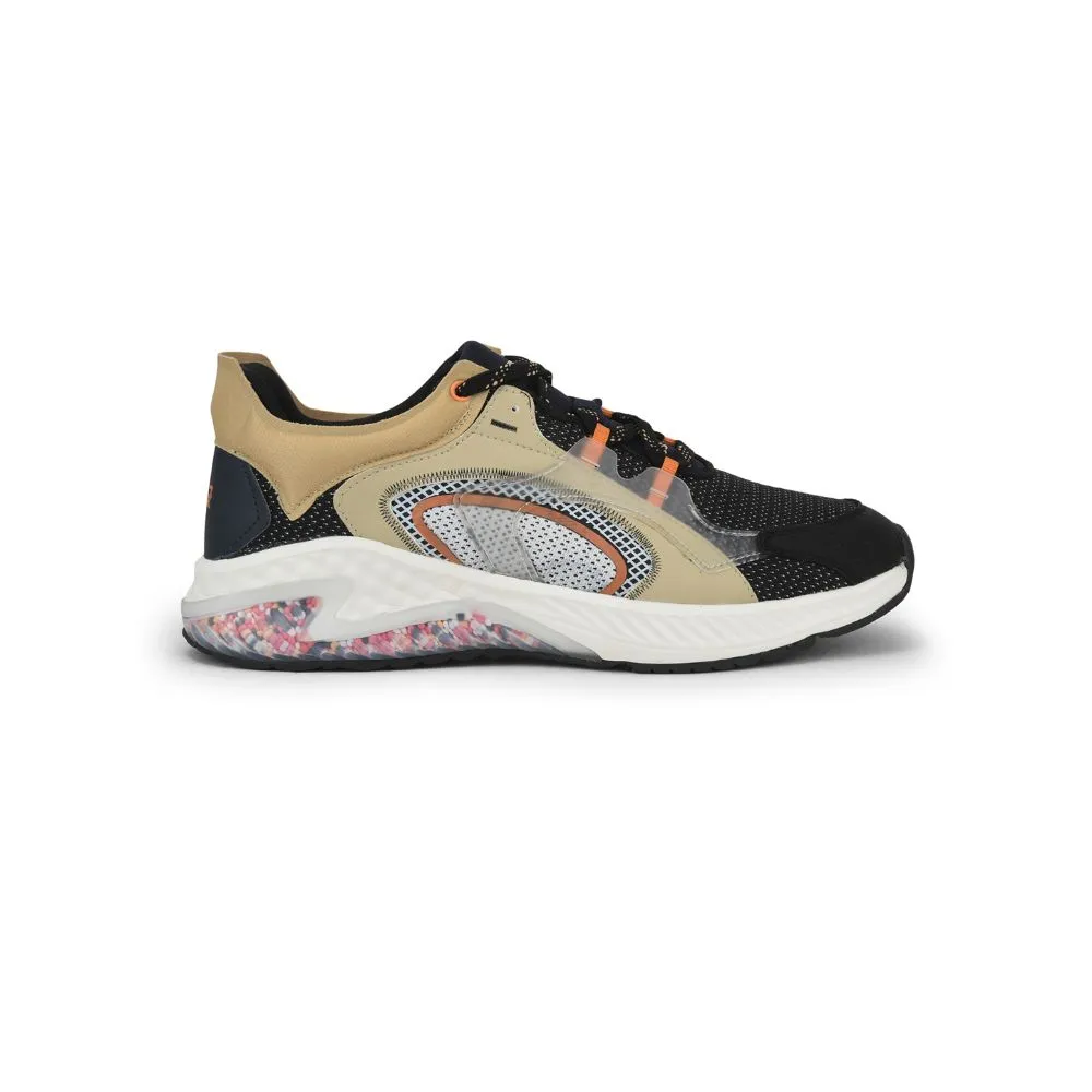 Leap7x Sports Lacing Shoes For Men (Black) SNOOKER By Liberty running in triathlons shoes ground - feel - feature shoes