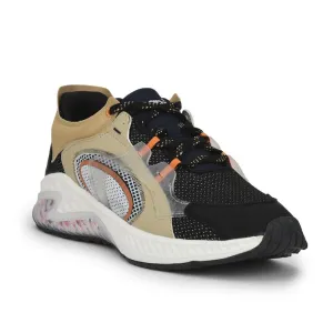sprinter Flexible structure Leap7x Sports Lacing Shoes For Men (Black) SNOOKER By Liberty