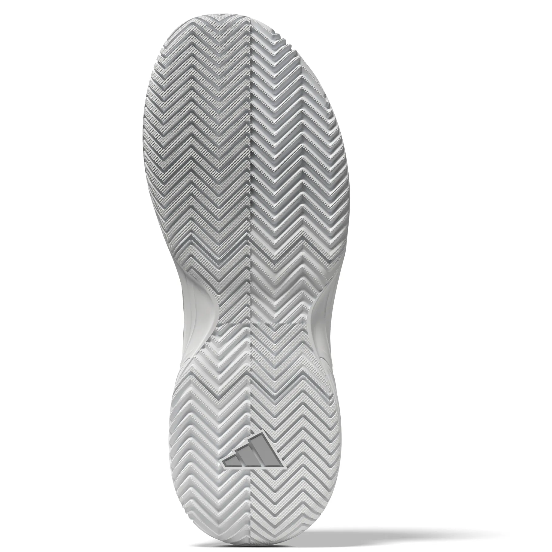 padded insole Adidas Performance Game Court 2.0  Womens Tennis Shoes - Footwear White/Silver Metallic