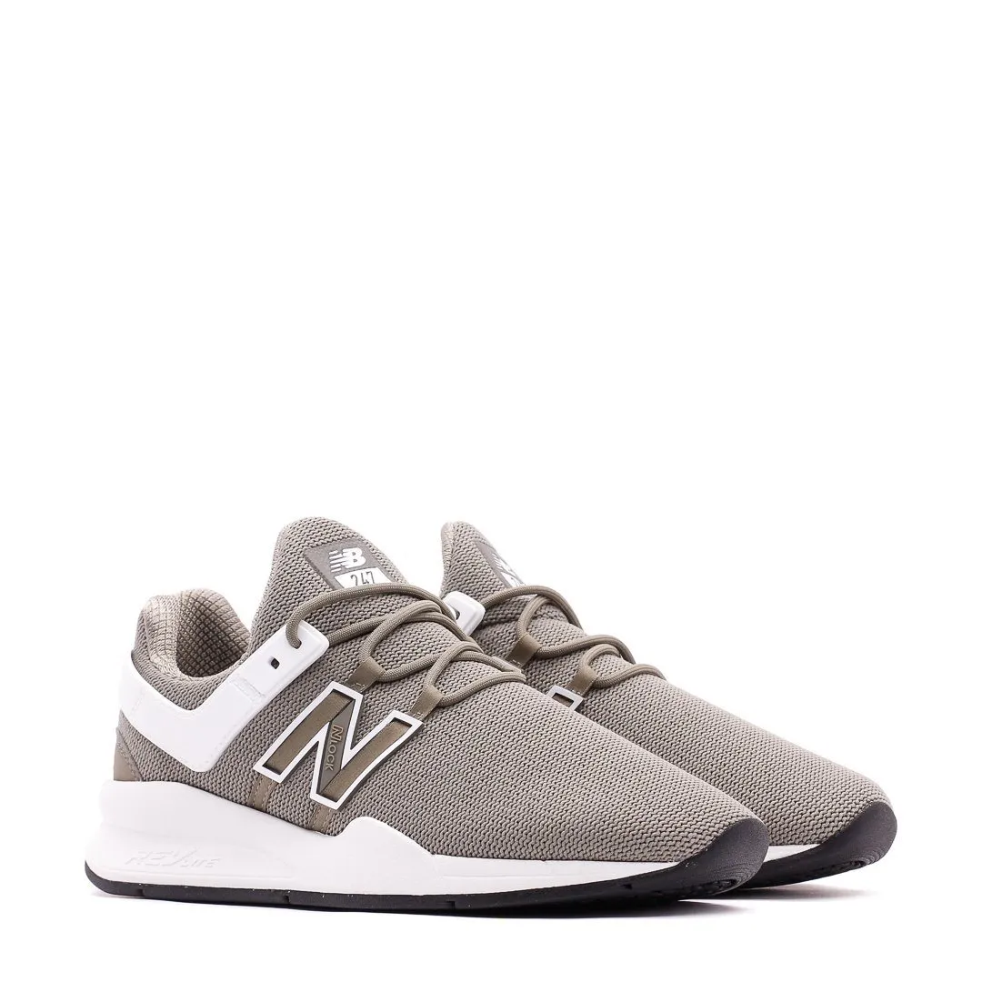 New Balance 247 Revlite Olive White Women WS247DNB gradient - design shoes